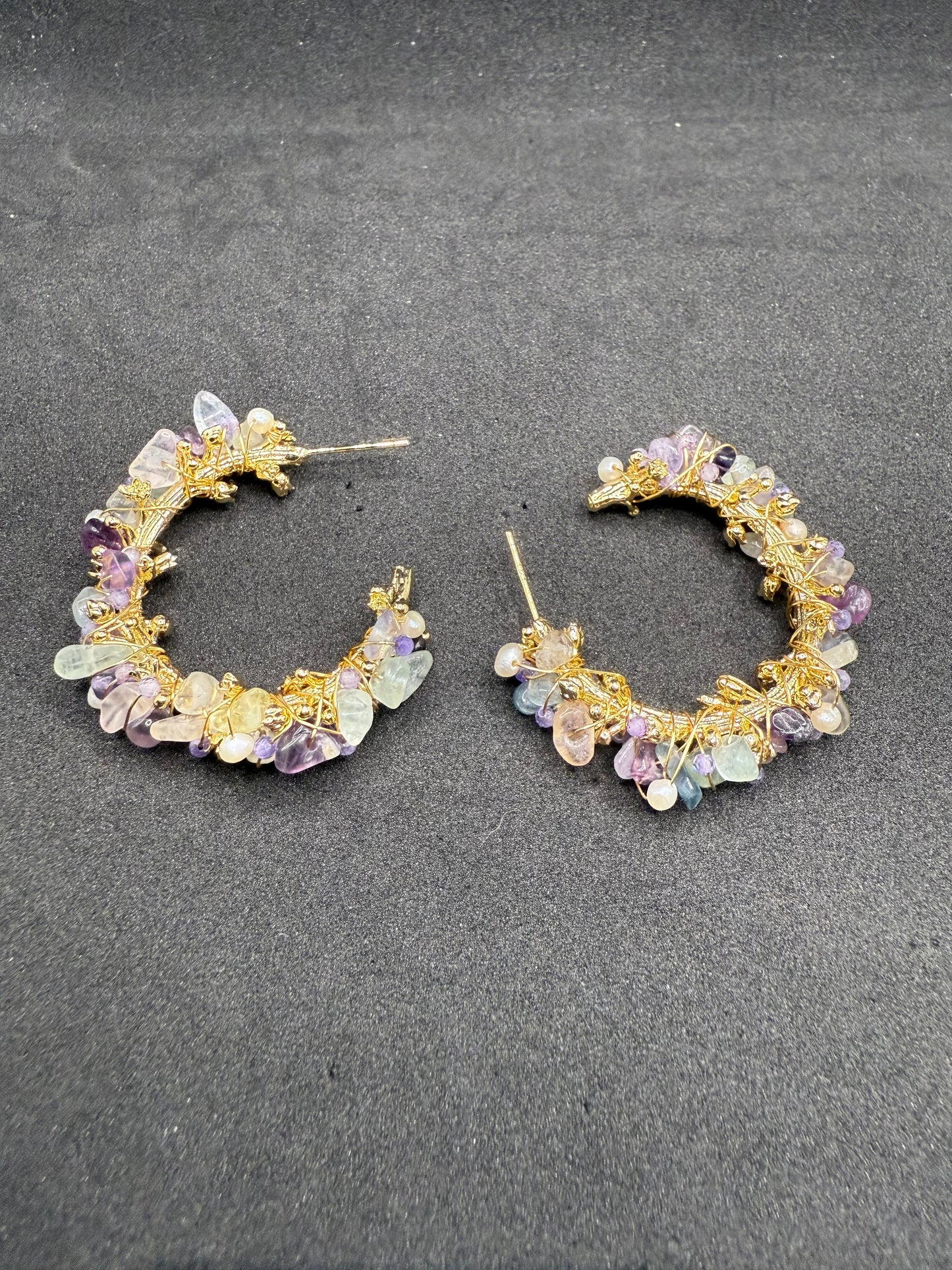 Wide Garden Loops Earrings