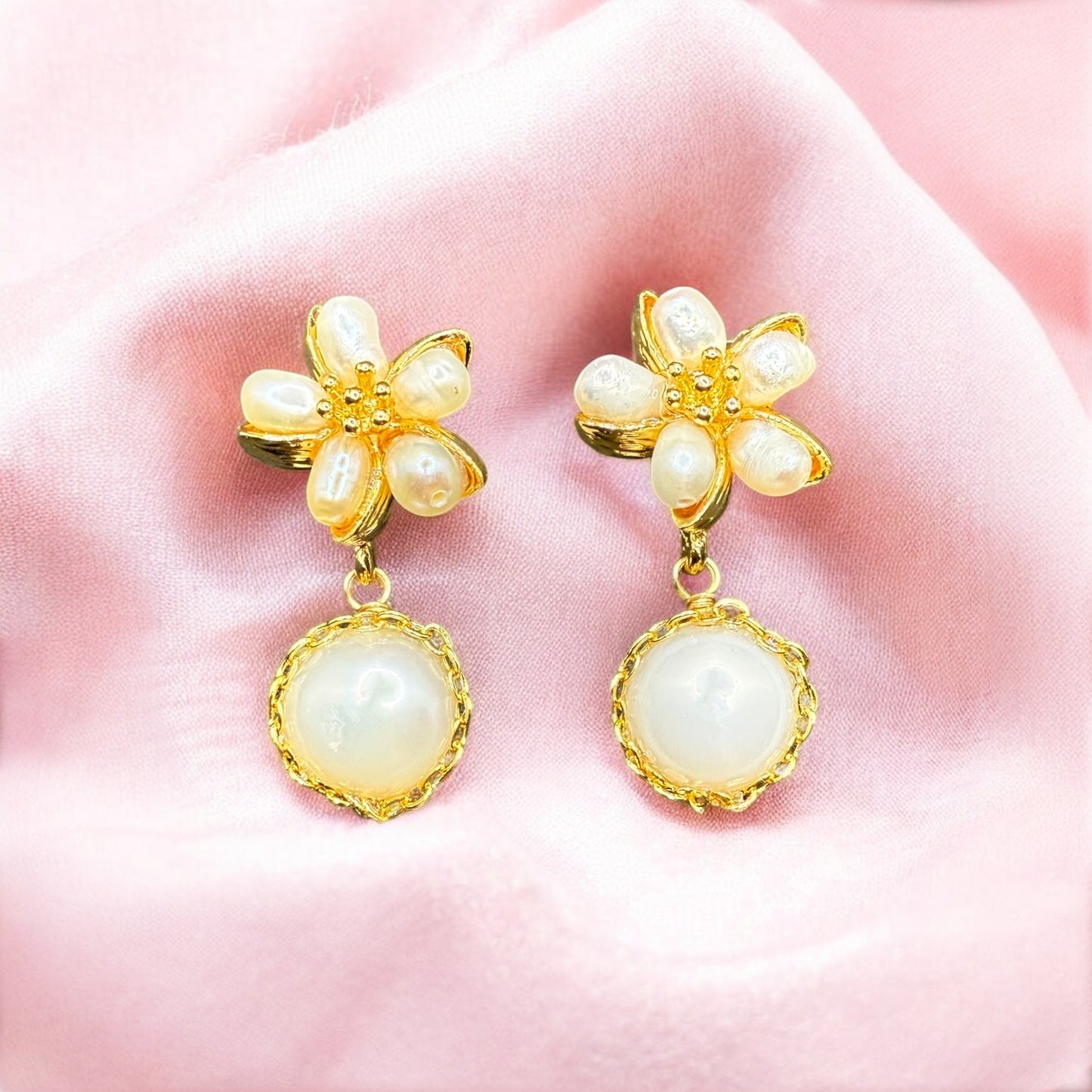 Blossom Pearl Earrings