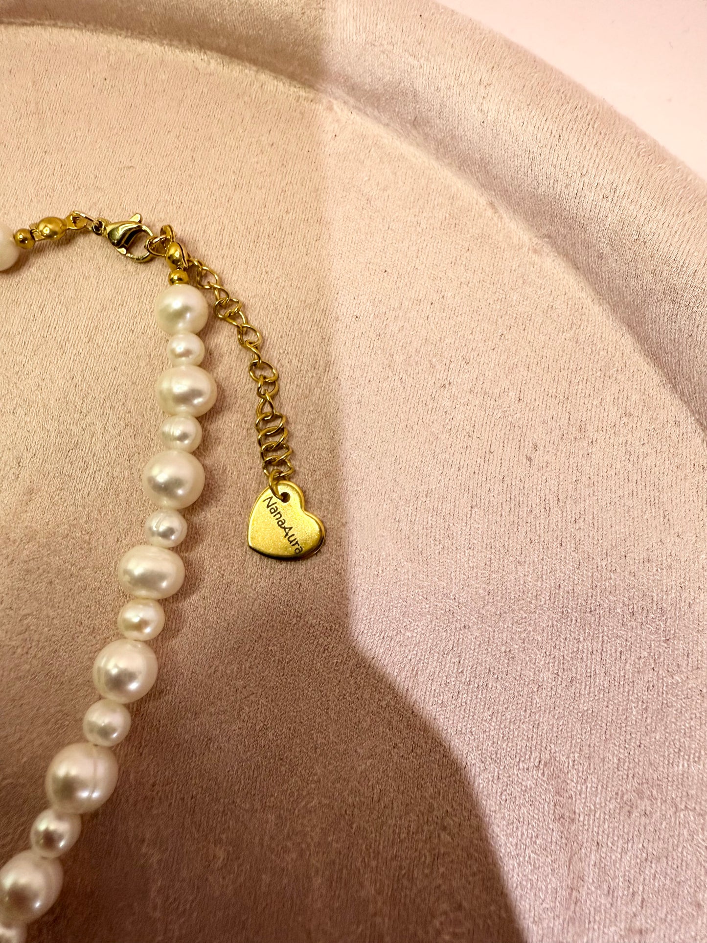 Blue Tear Pearl Necklace