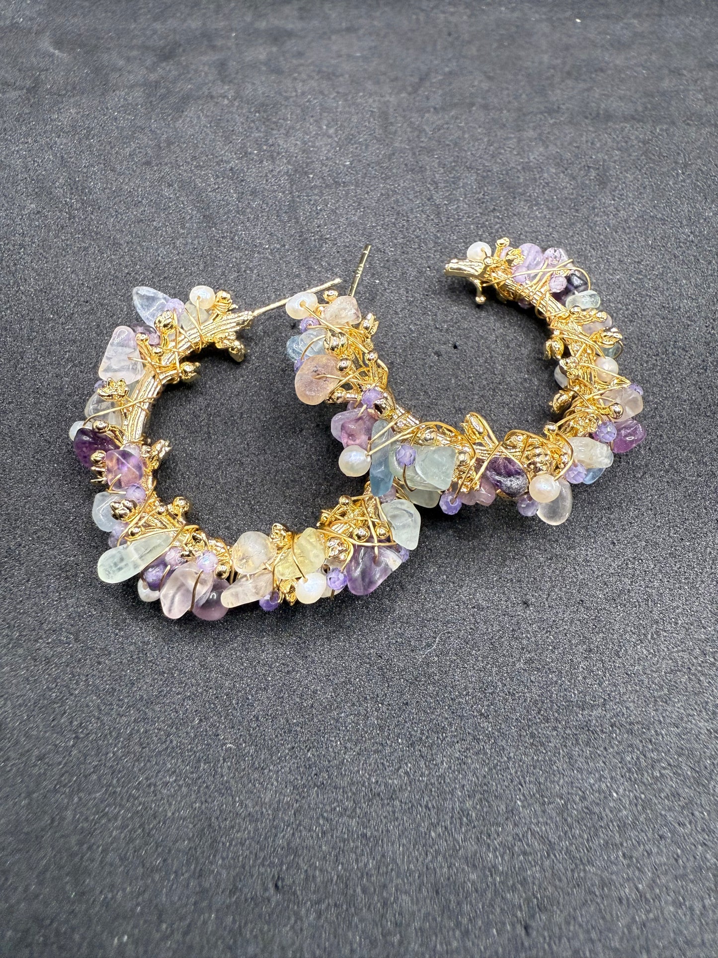 Wide Garden Loops Earrings