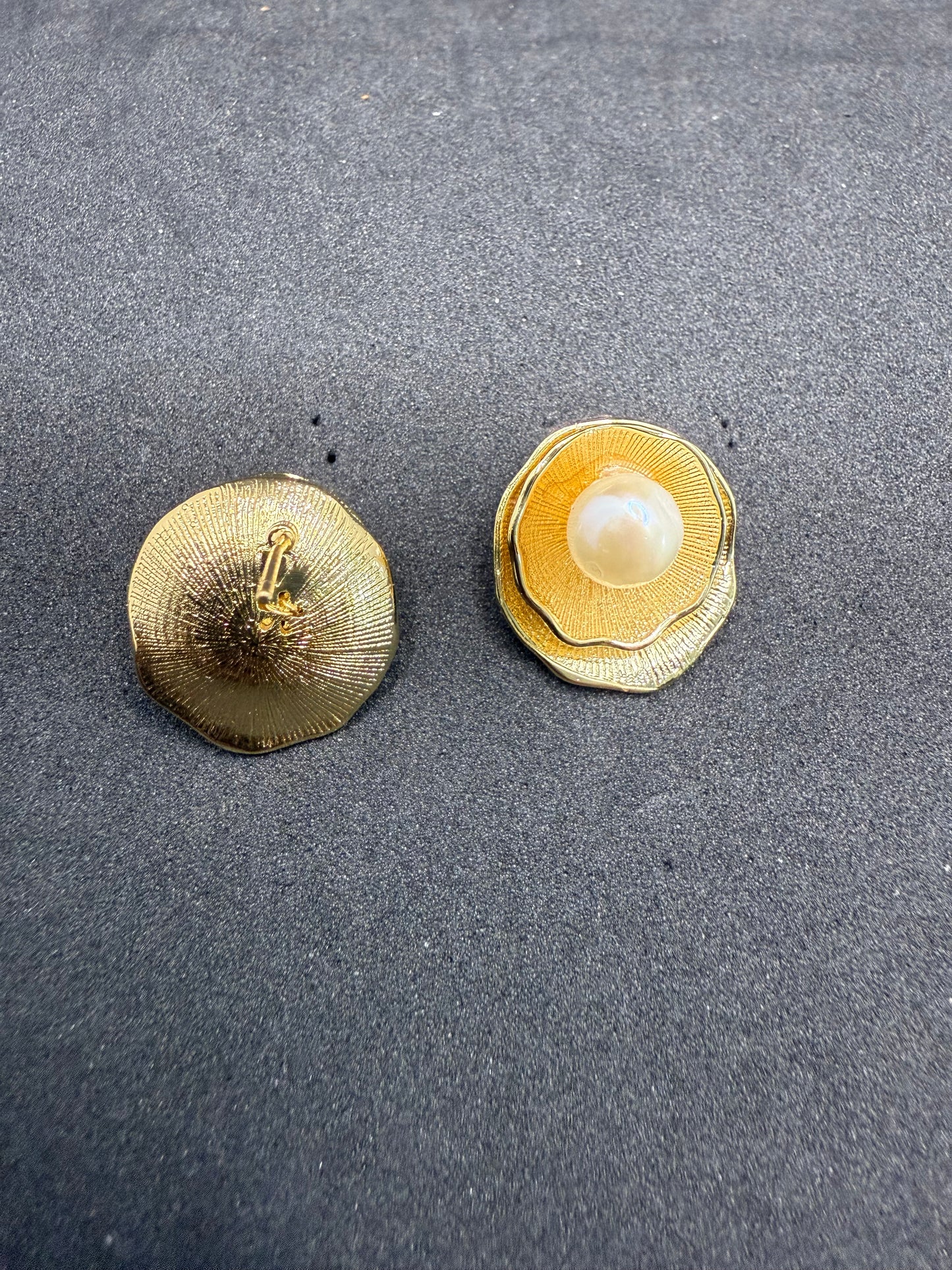 Boucles d'oreilles en perles Golden Bloom