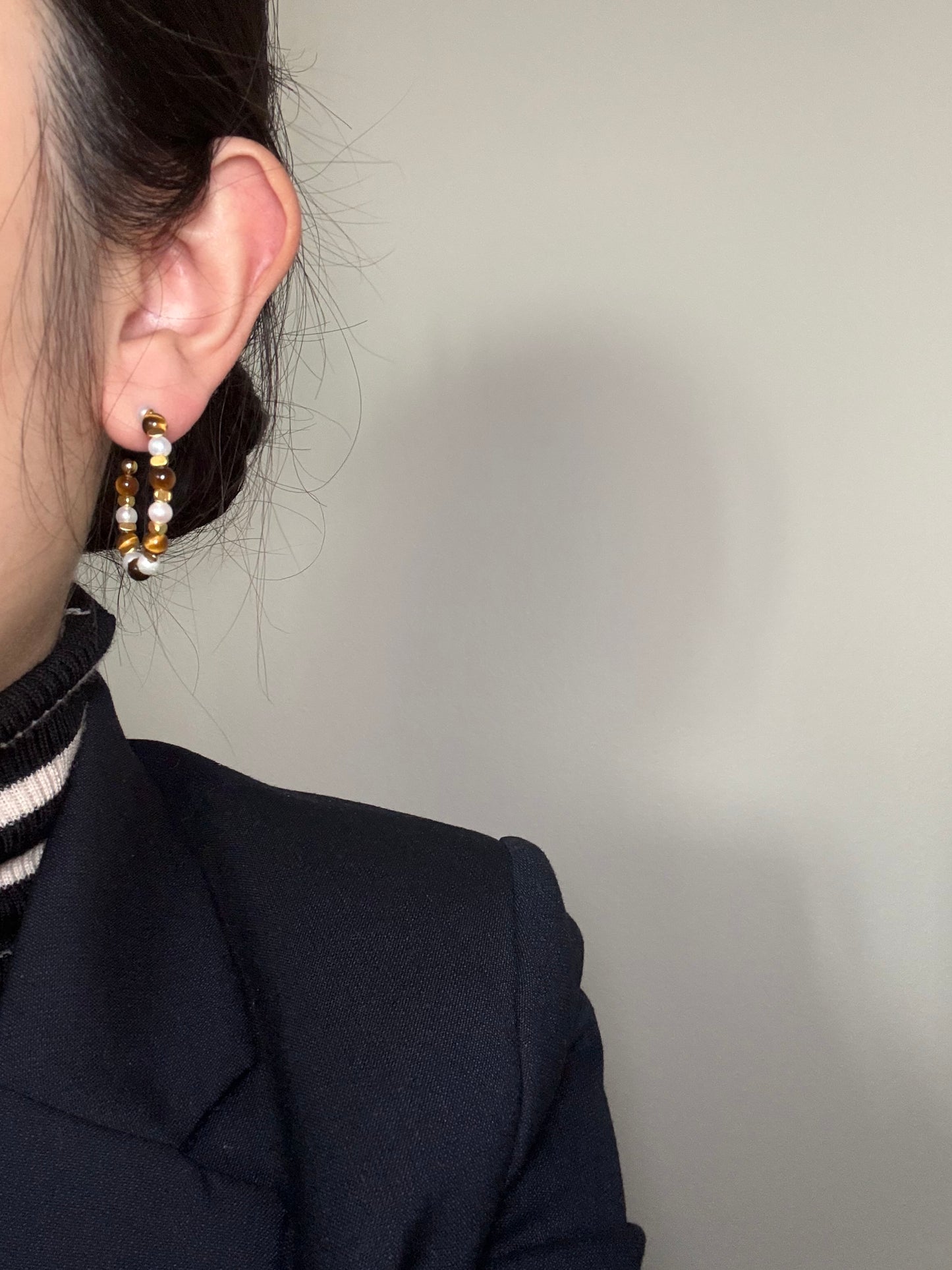 Earthlight Hoop Earrings