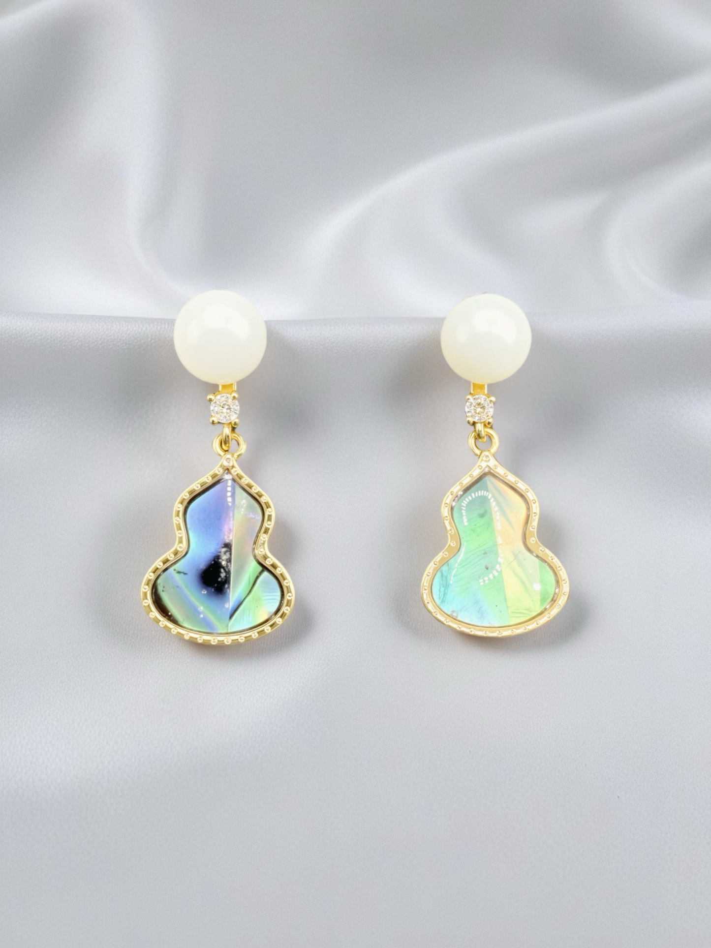 Ocean Gourd Earrings