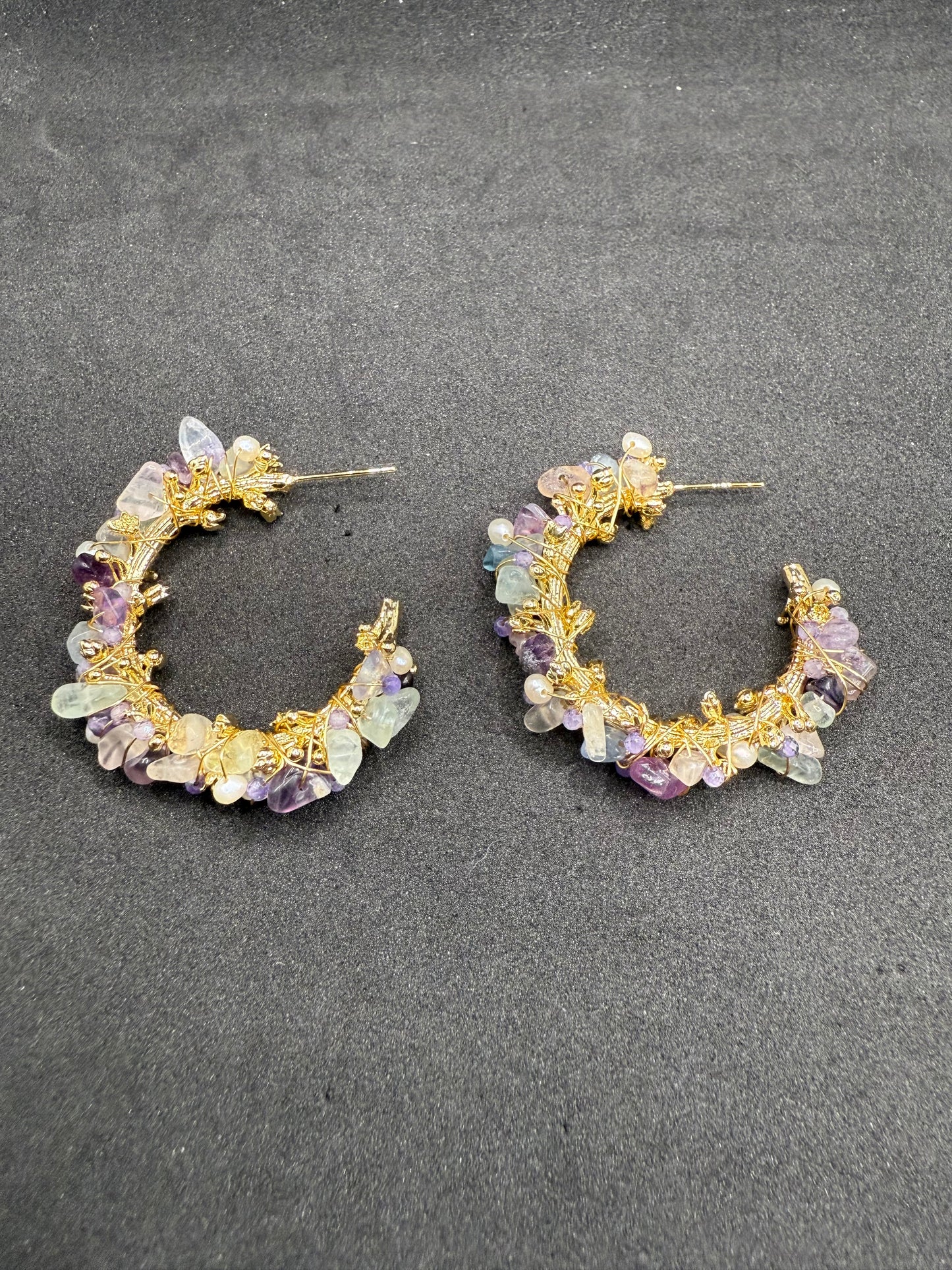 Wide Garden Loops Earrings