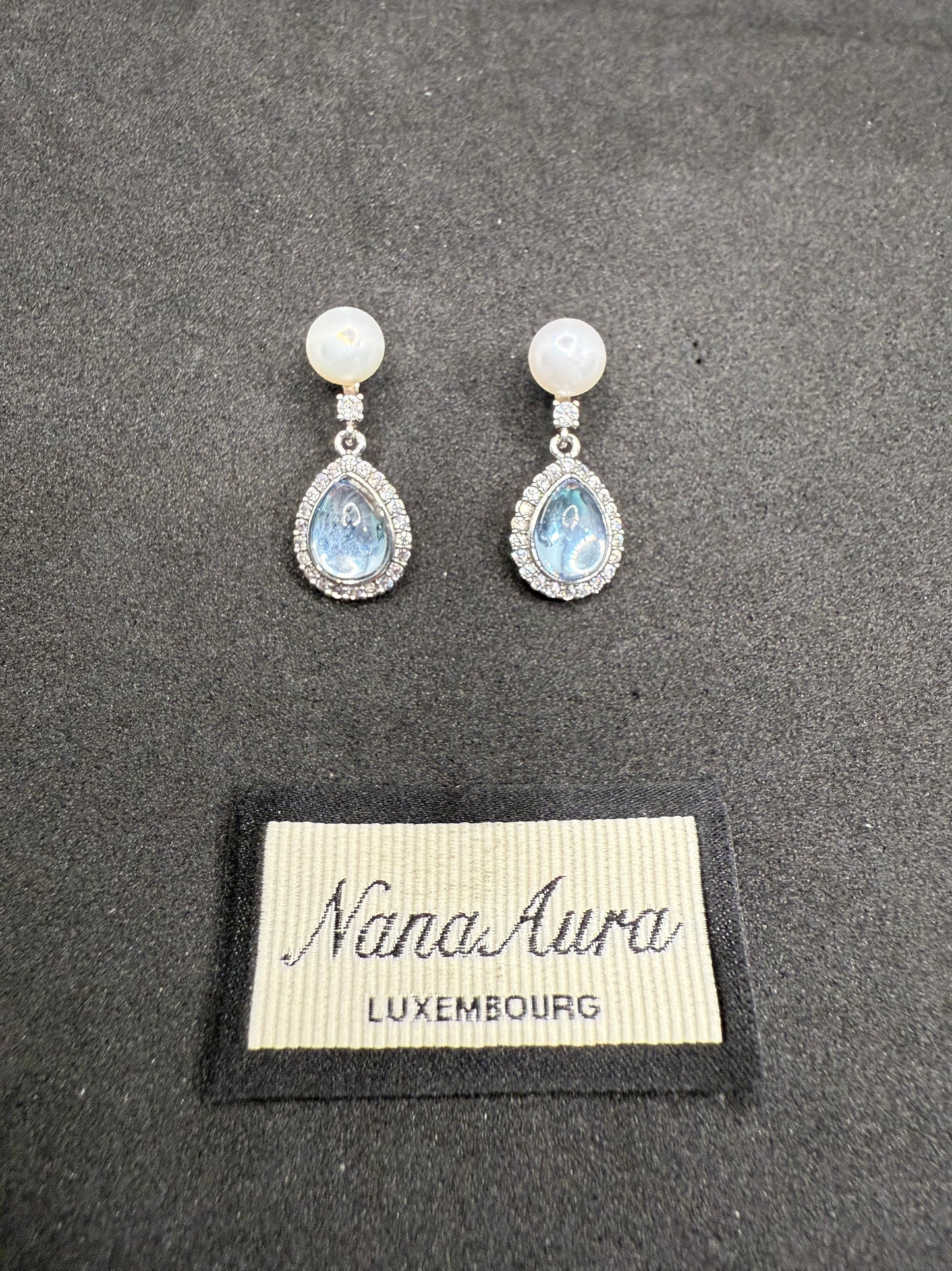 Blue Whisper Earrings