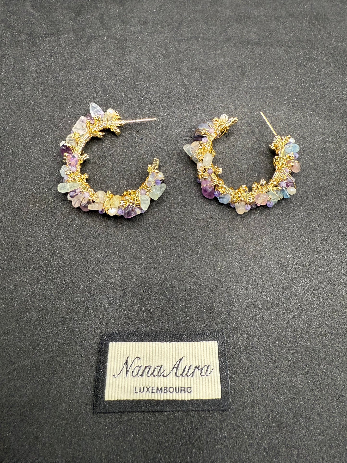 Wide Garden Loops Earrings