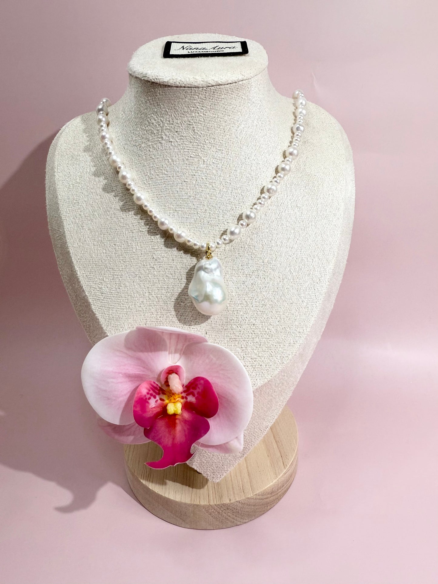 Baroque Drop Pearl Necklace