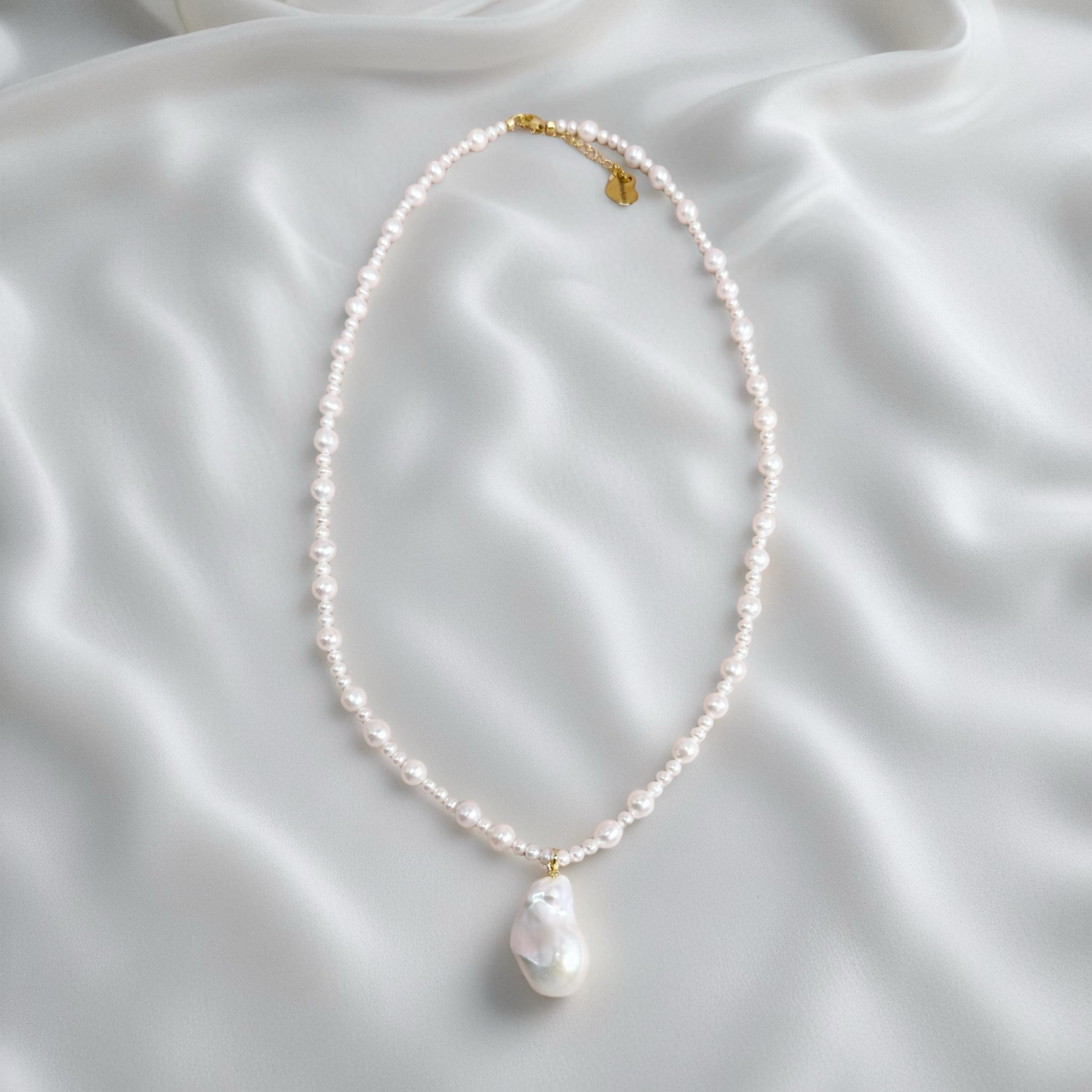 Baroque Drop Pearl Necklace