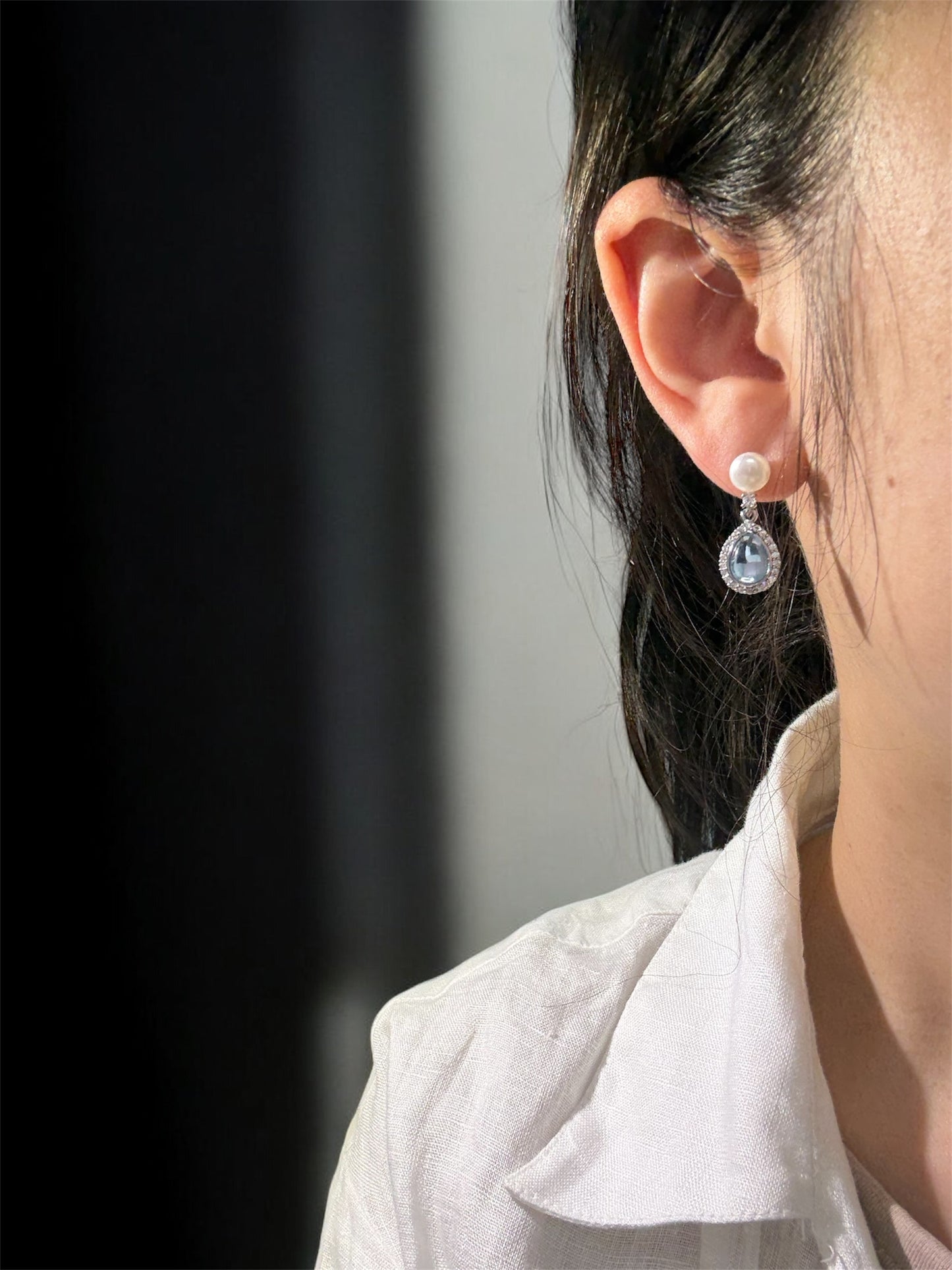 Blue Whisper Earrings