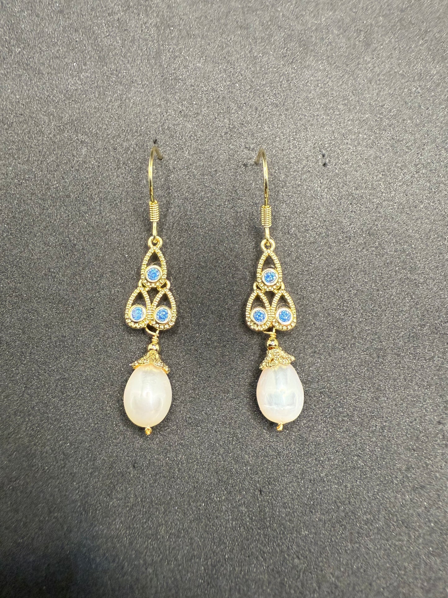 Celeste Drop Hook Earrings