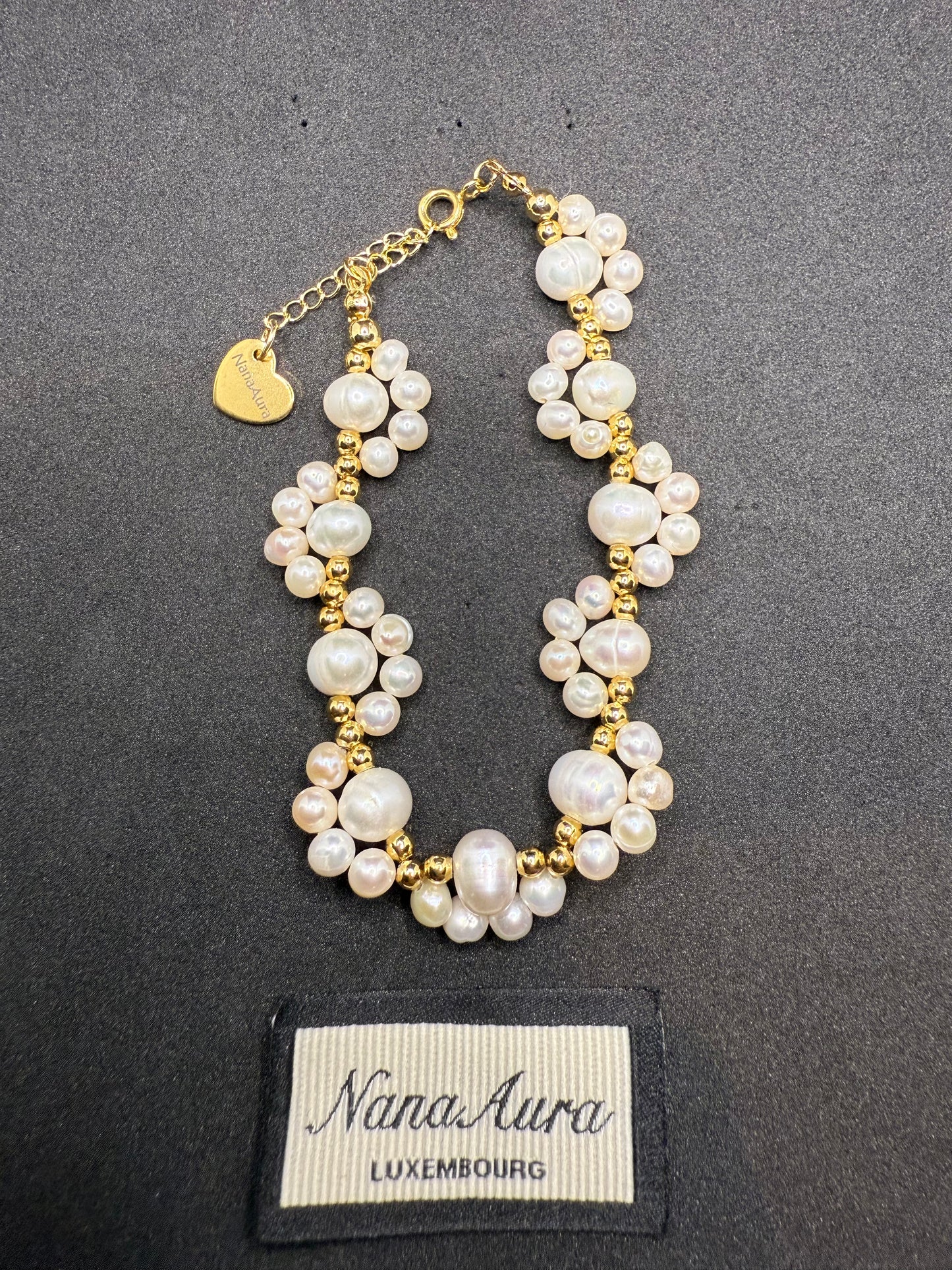 Cat Paw Pearl Bracelet