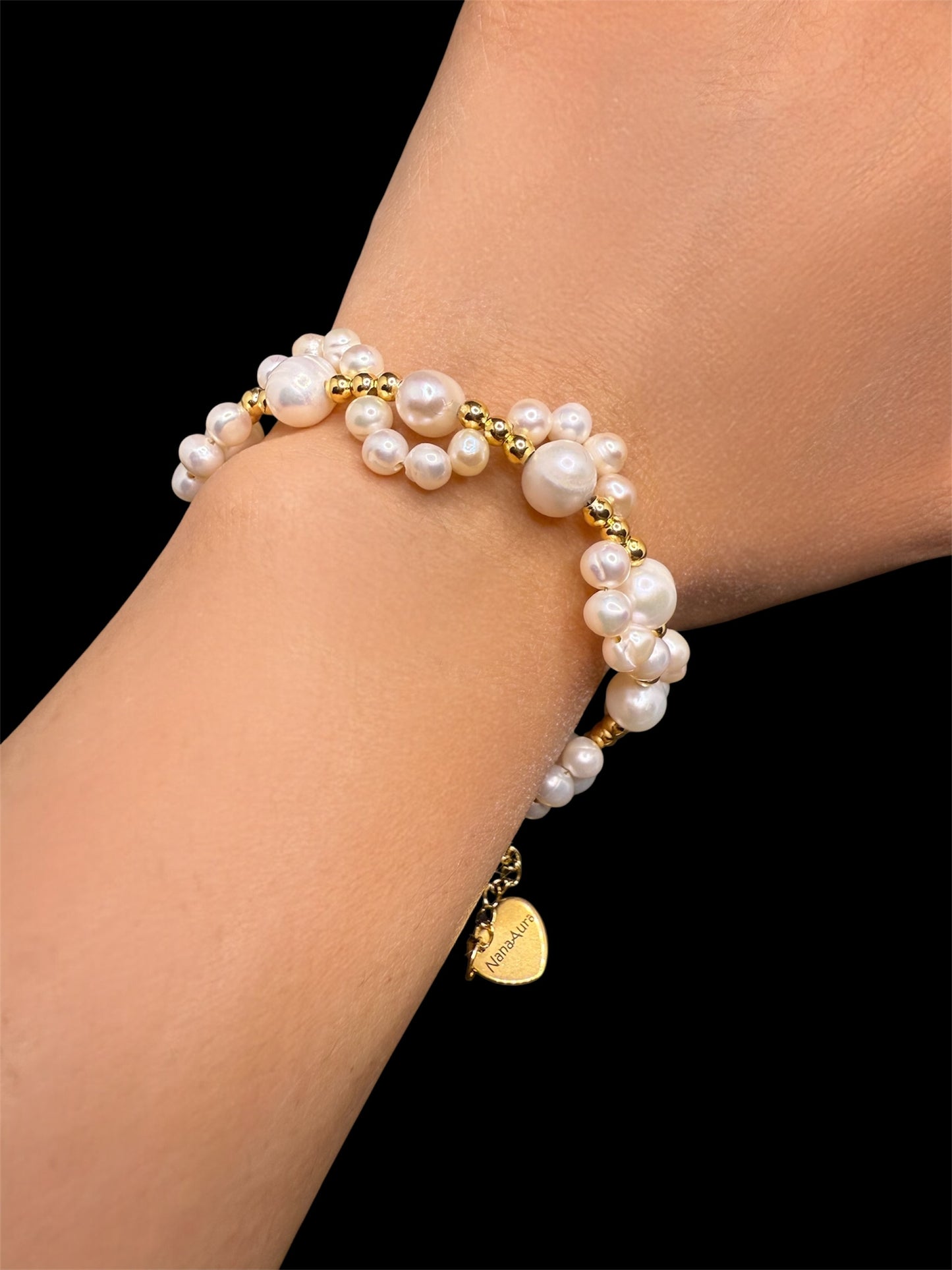 Cat Paw Pearl Bracelet