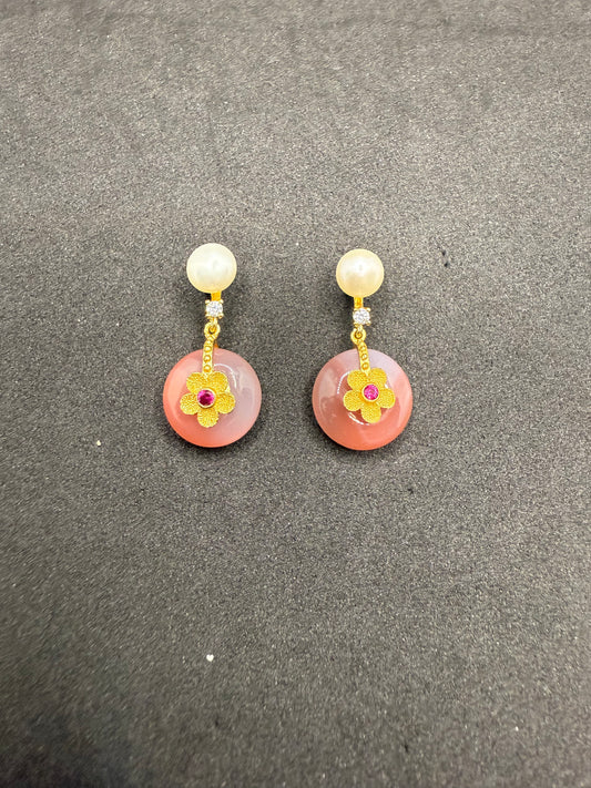 Boucles d'oreilles Blush Bloom