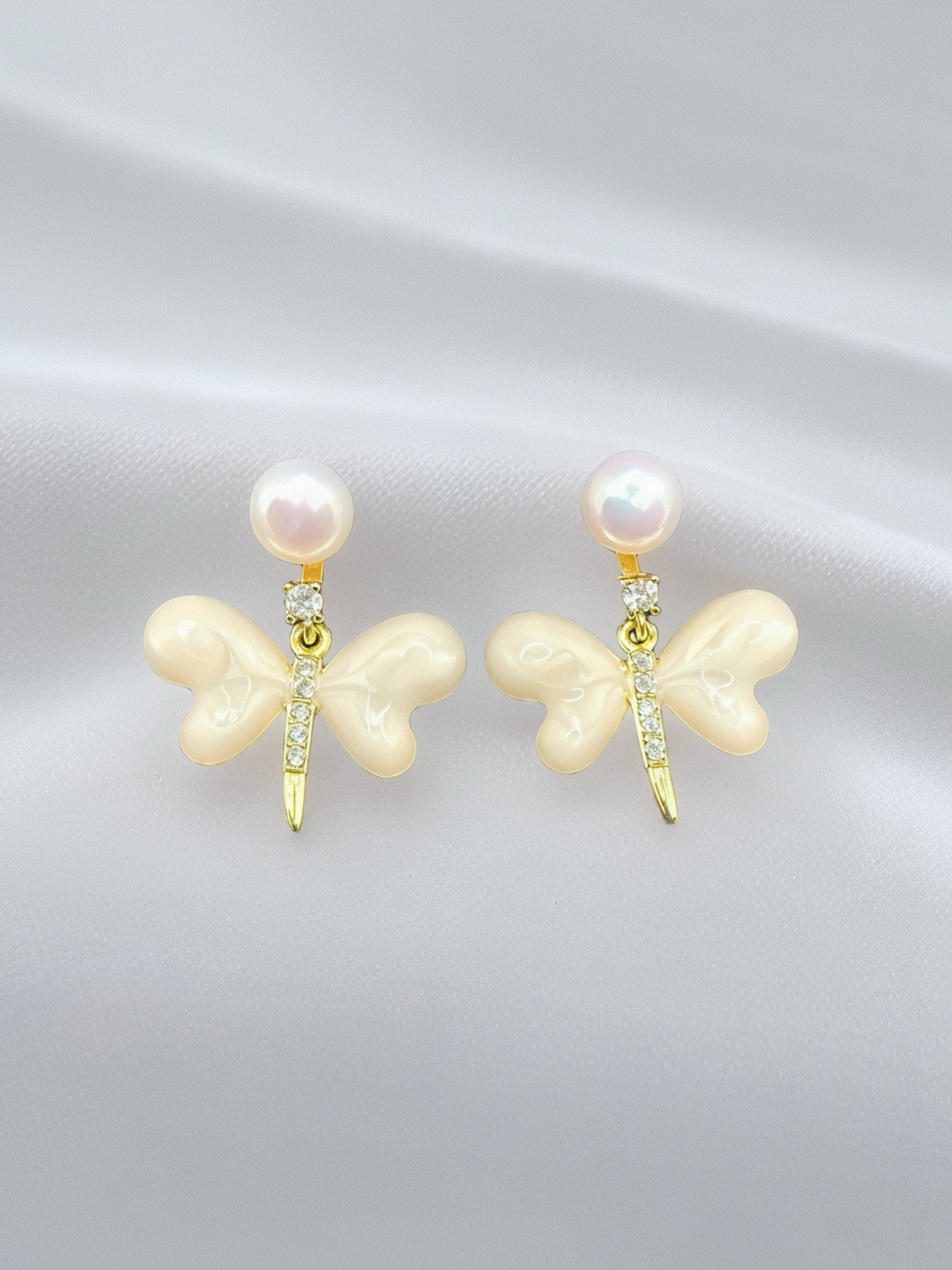 Boucles d'oreilles Libellule Lumière
