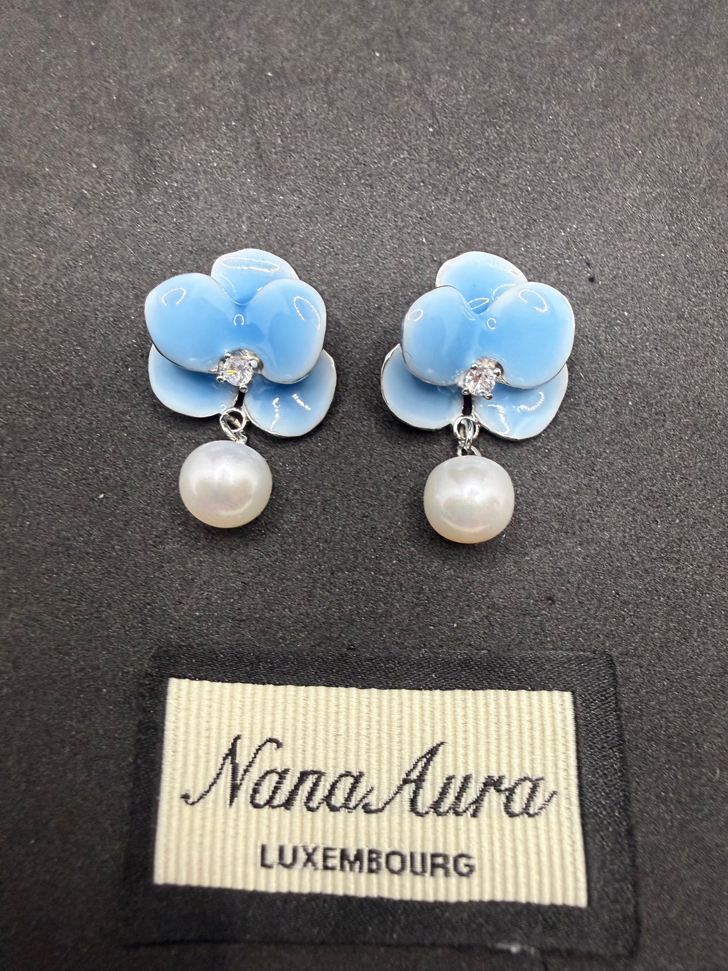 Boucles d'oreilles Ciel Lila