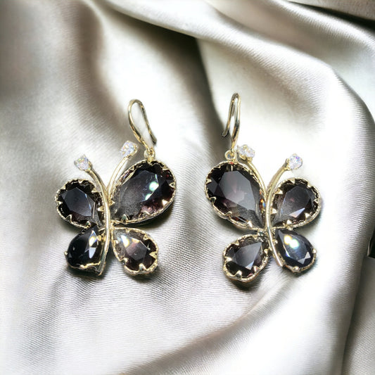 Black Gradient Butterfly Earring