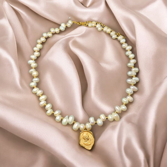 Eternal Elegance Natural Pearls Necklace