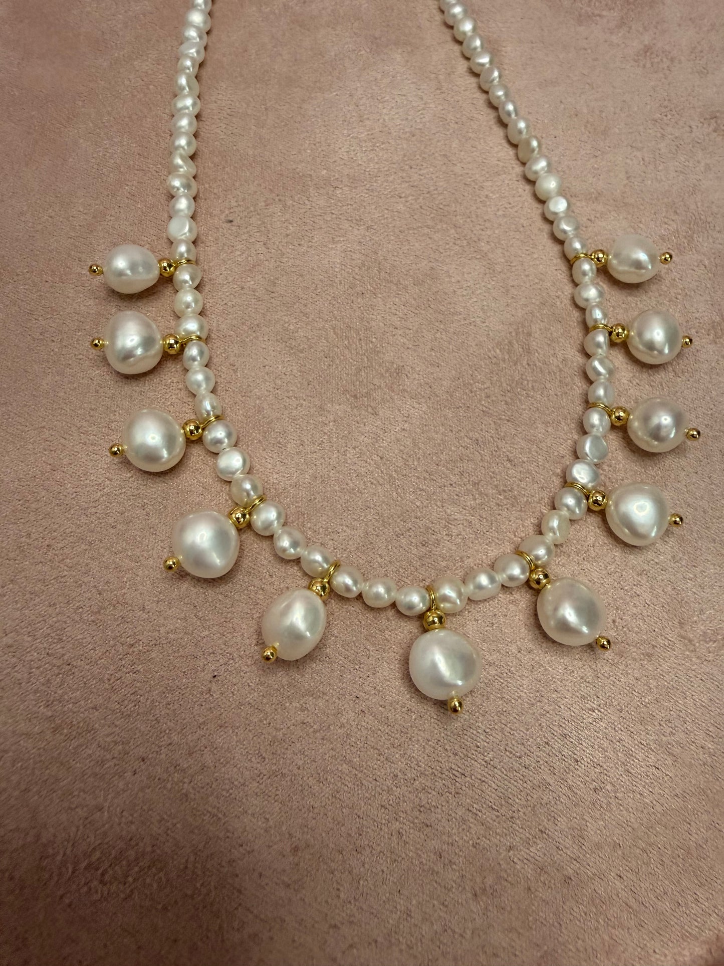 Celeste Cascade Drop Necklace