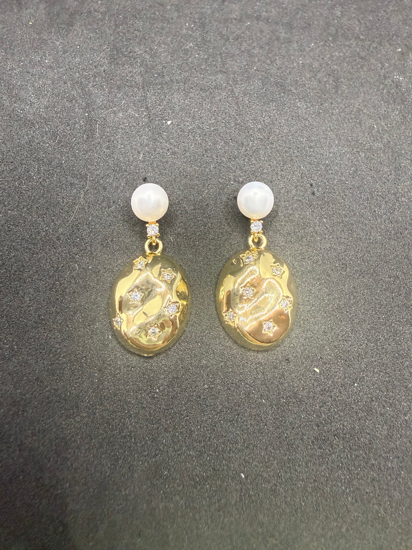 Boucles d'oreilles Galets Étoilés