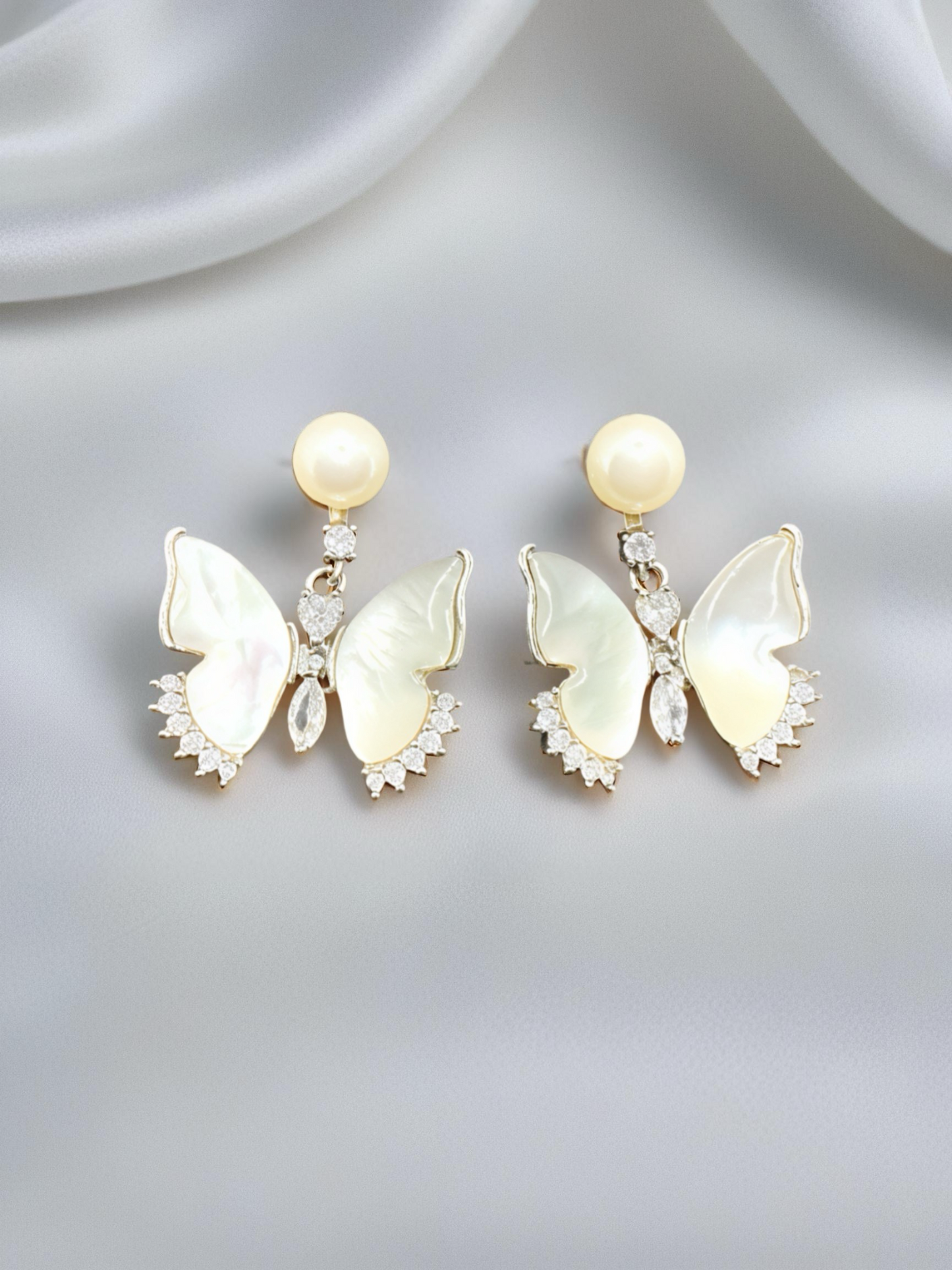 Boucles d'oreilles papillon Elara