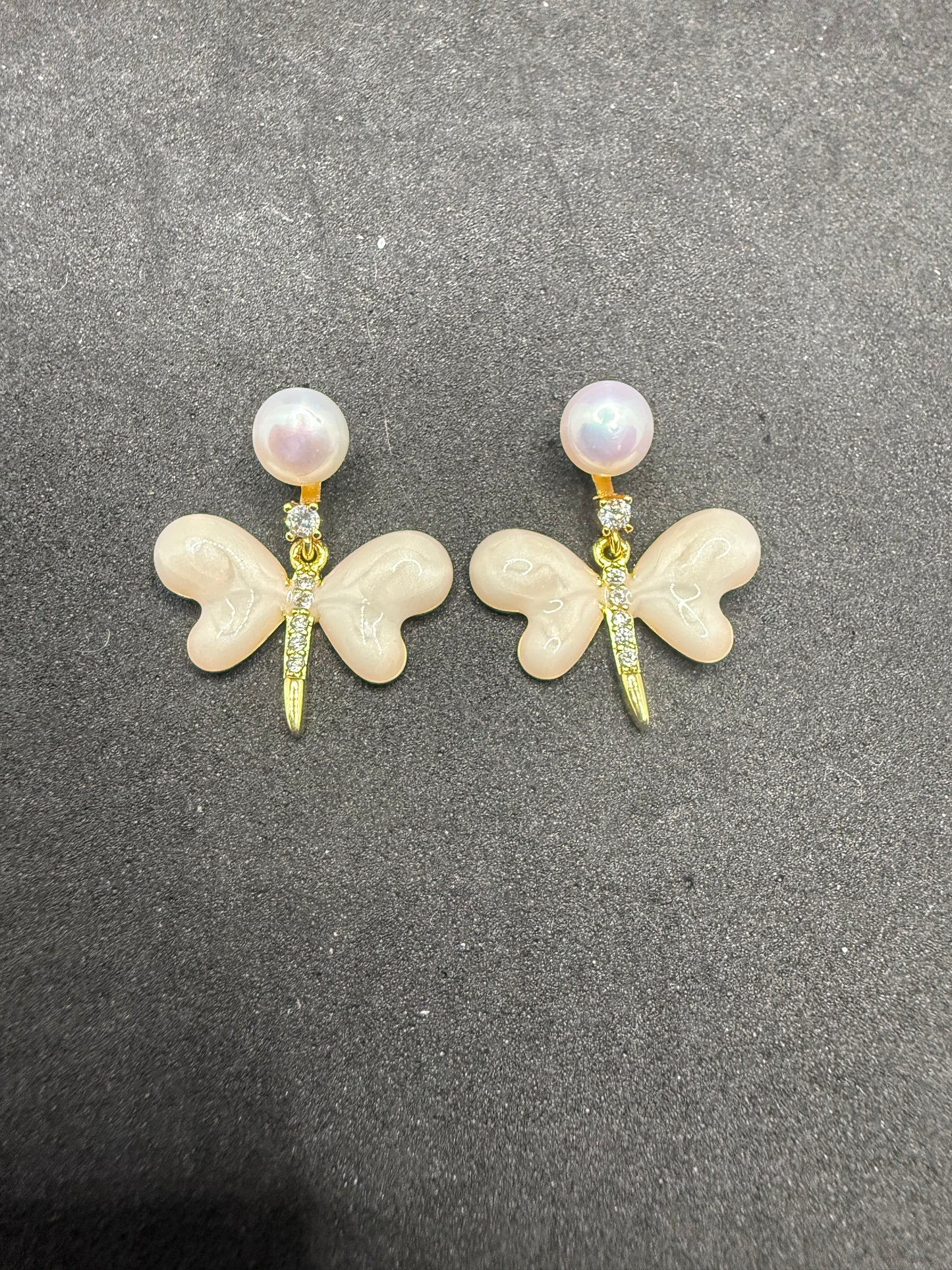 Boucles d'oreilles Libellule Lumière