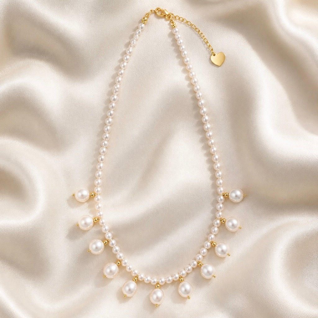 Celeste Cascade Drop Necklace