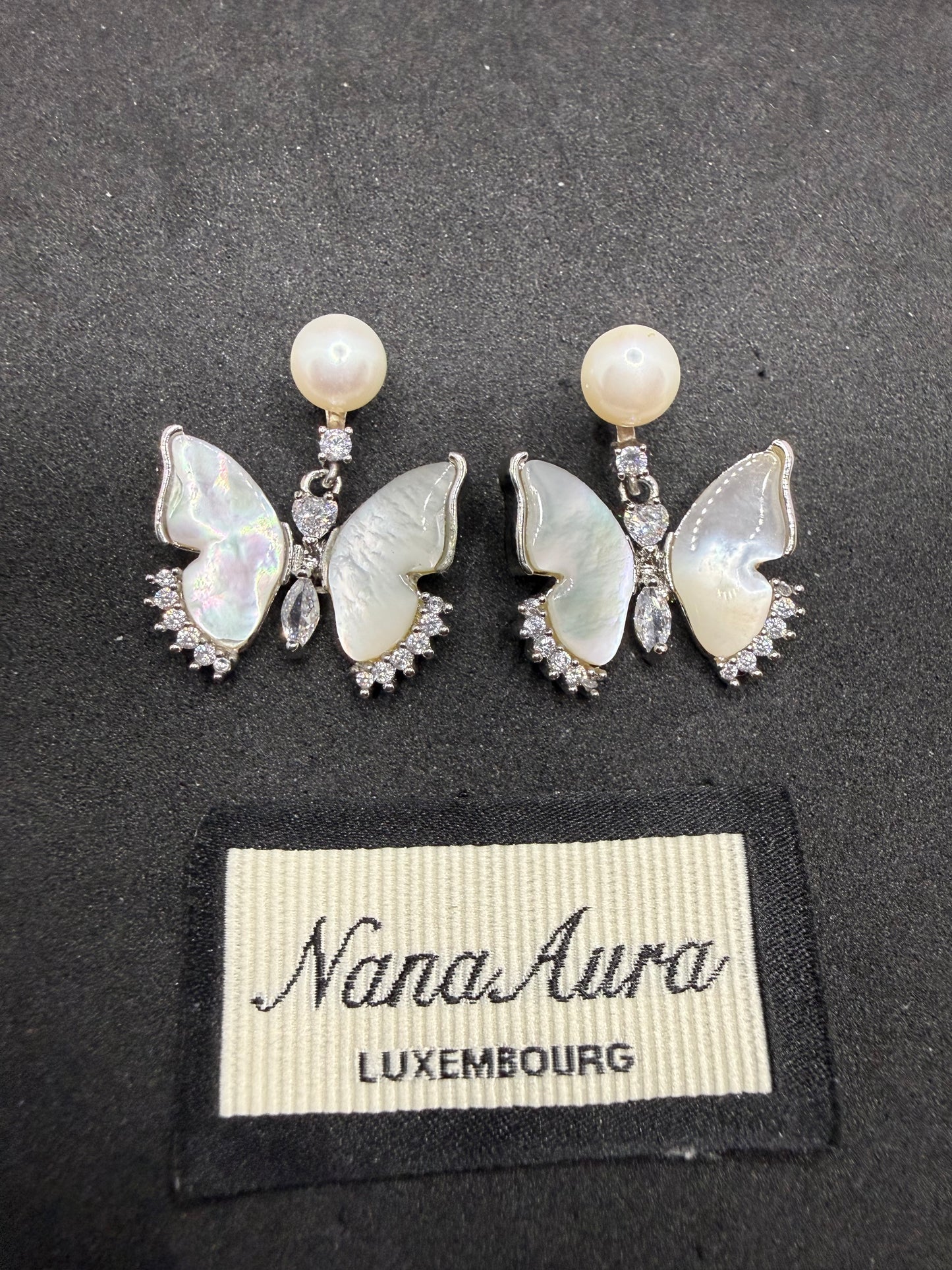 Boucles d'oreilles papillon Elara