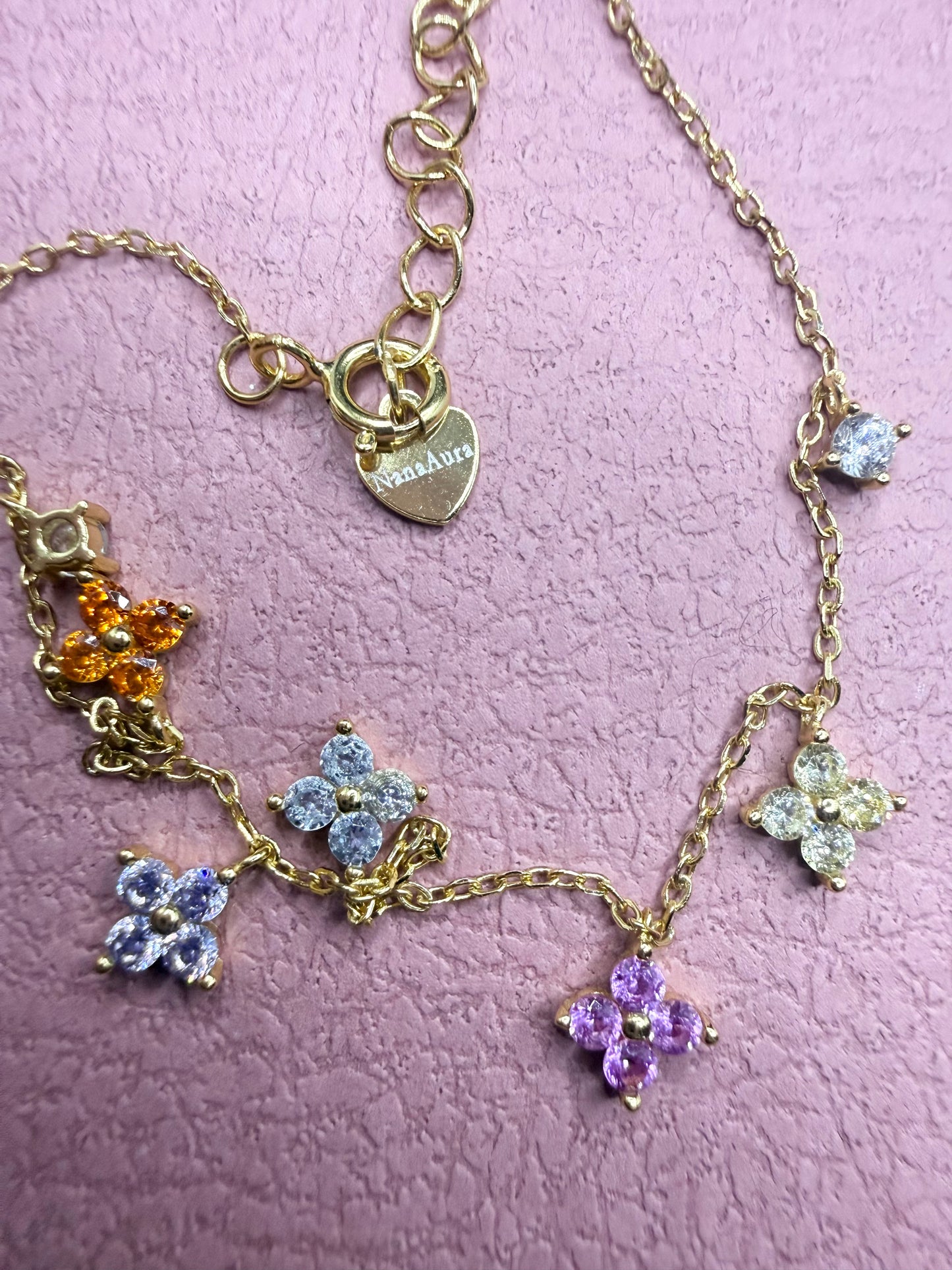 Elowen Rainbow Clover Bracelet