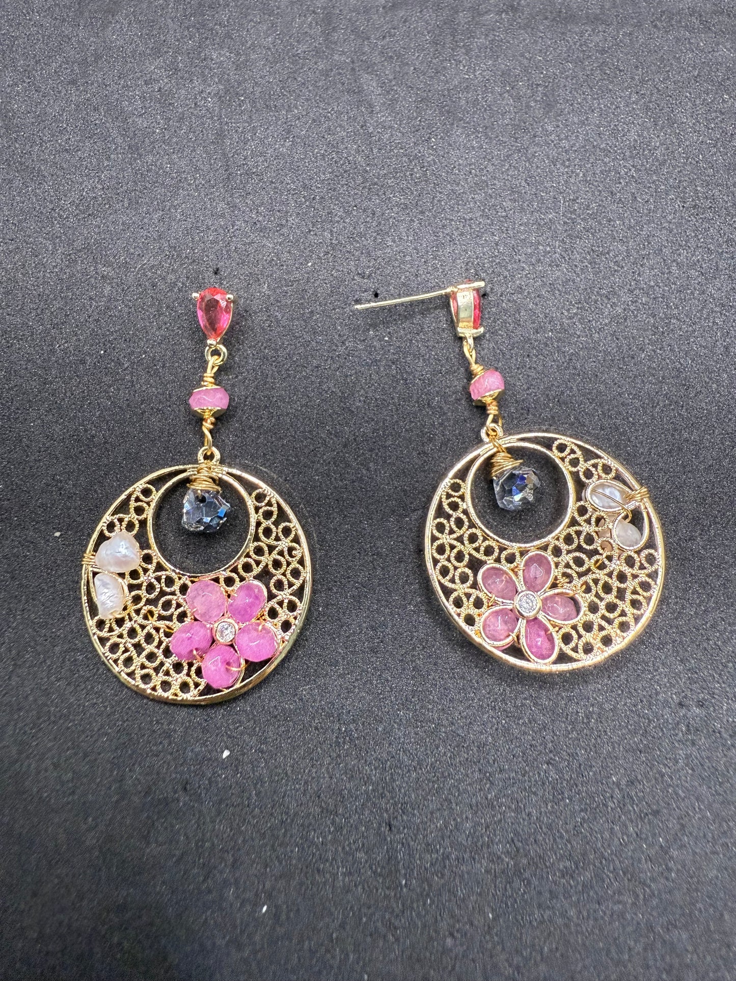 Petal Moon Earrings