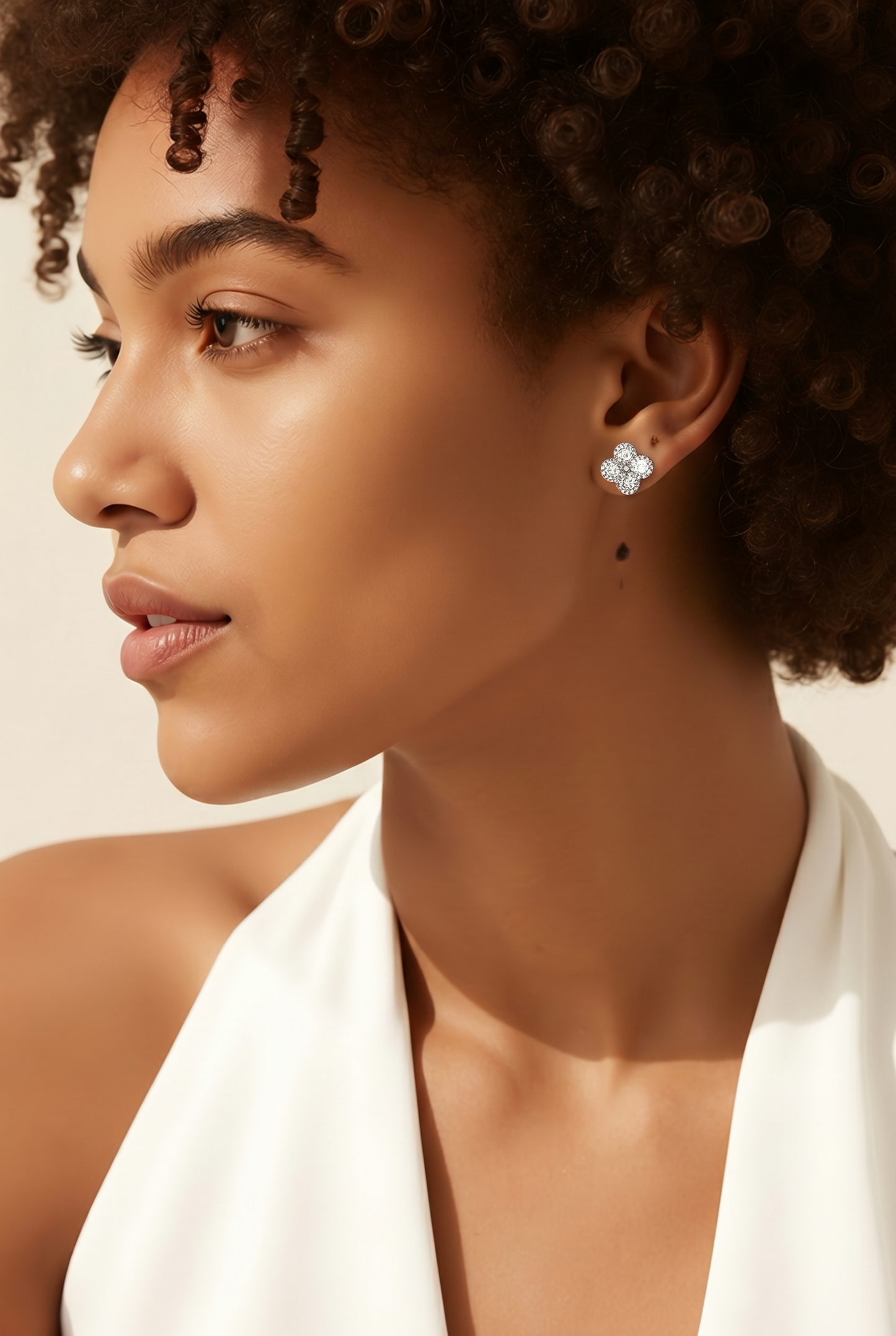 Elowen Clover Stud Earrings