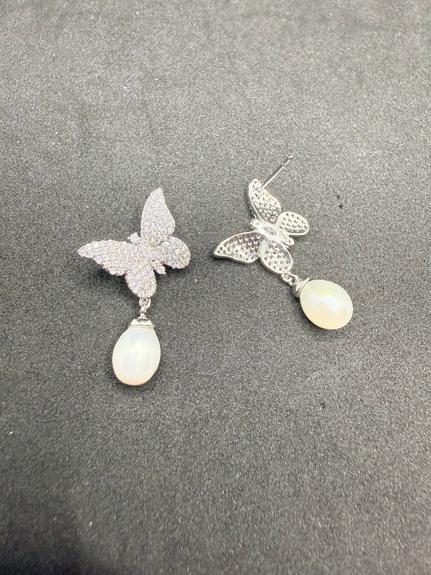 Boucles d'oreilles papillon Lila