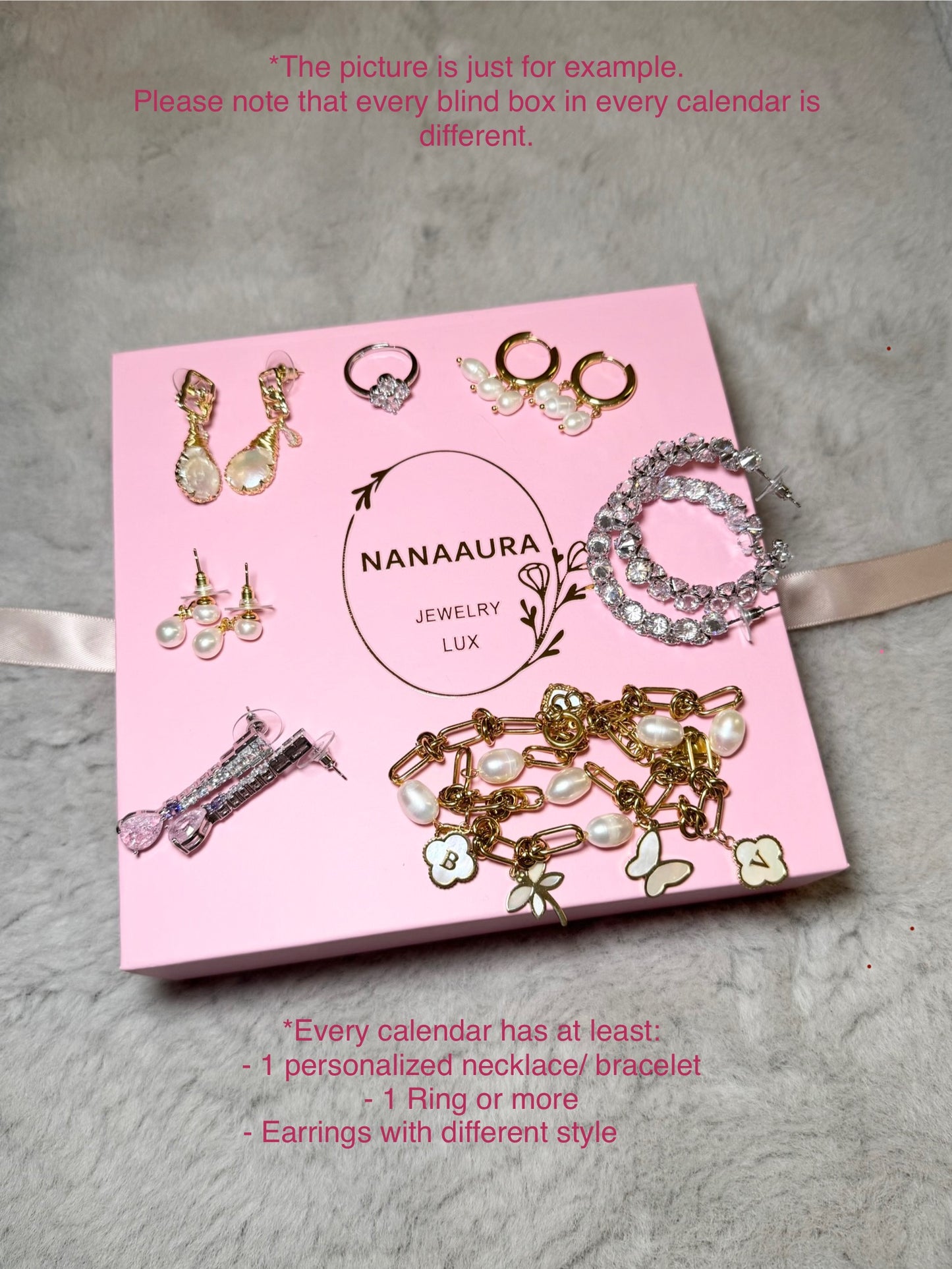 7-Day Jewelry Mystery Box Advent Calendar