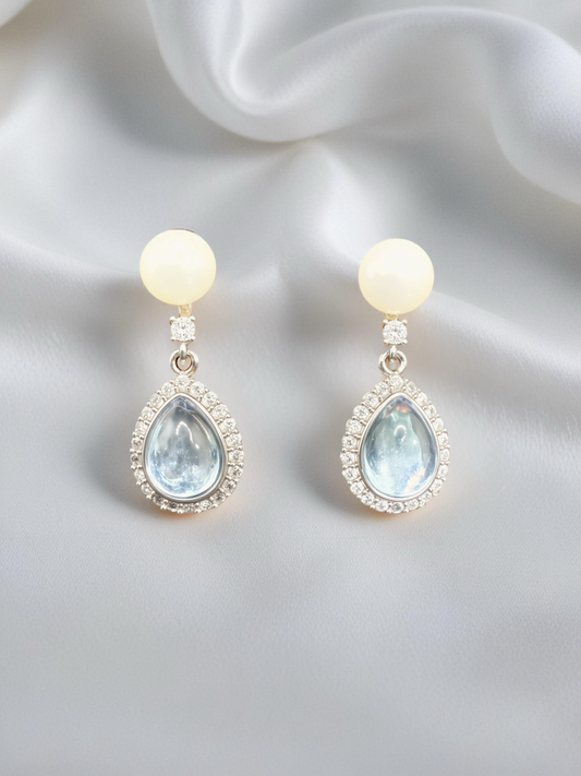 Blue Whisper Earrings