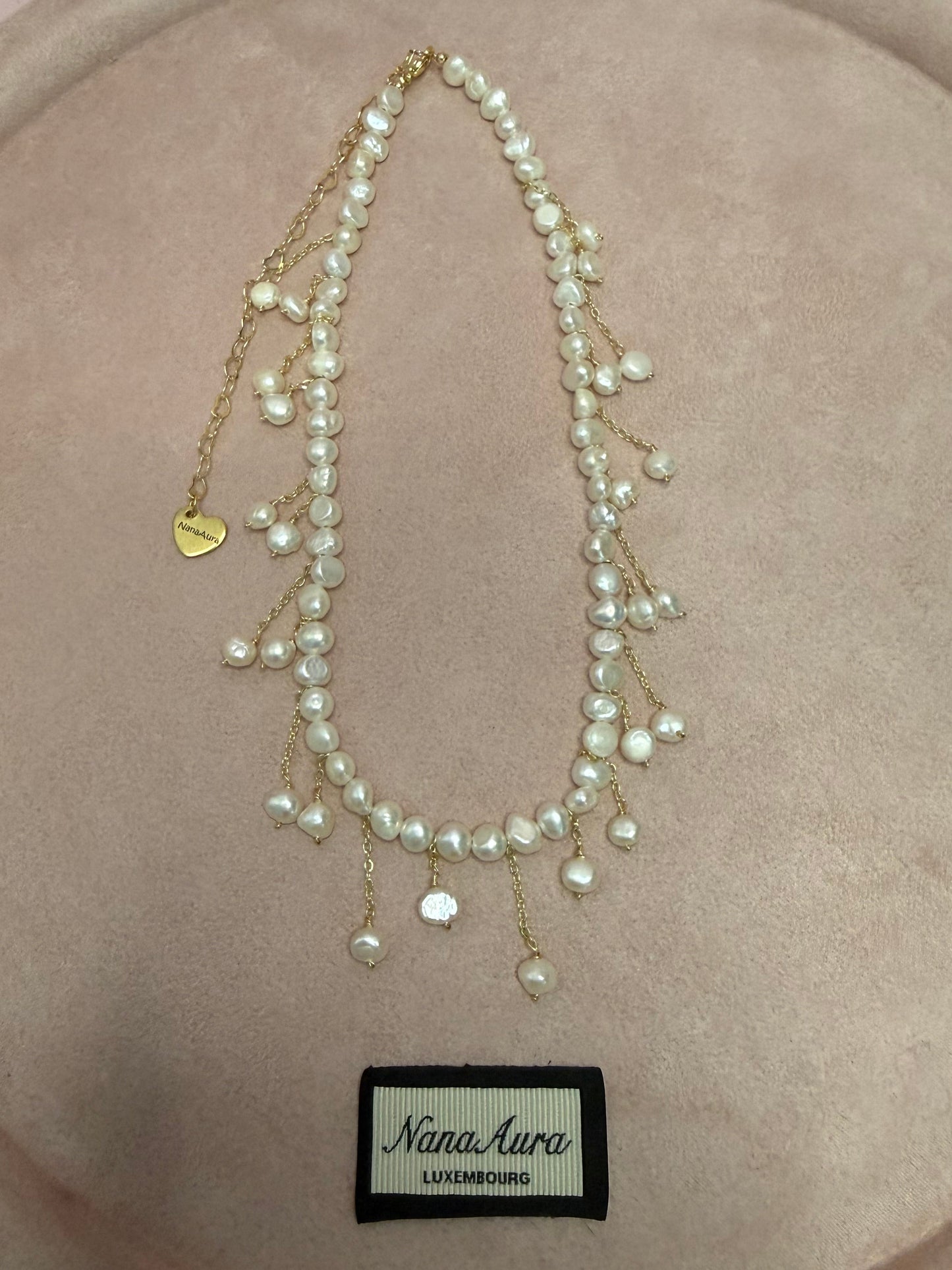 Seraphina Pearl Drop Necklace