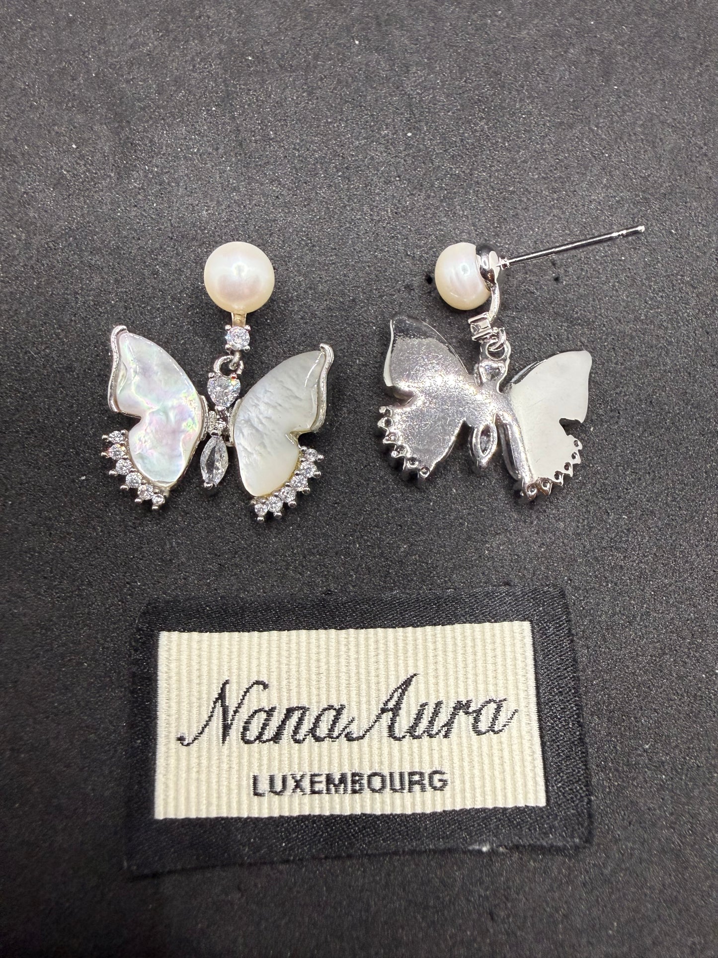 Boucles d'oreilles papillon Elara