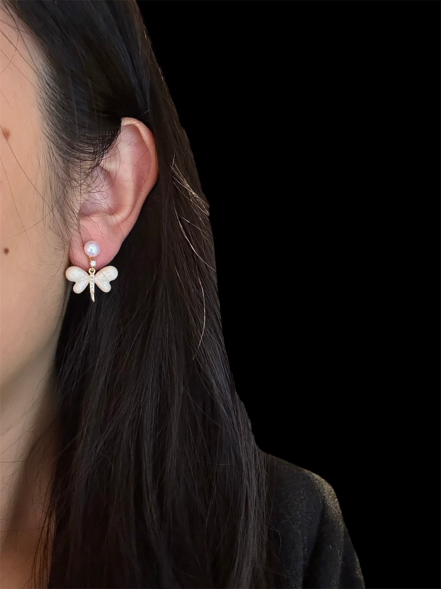 Boucles d'oreilles Libellule Lumière
