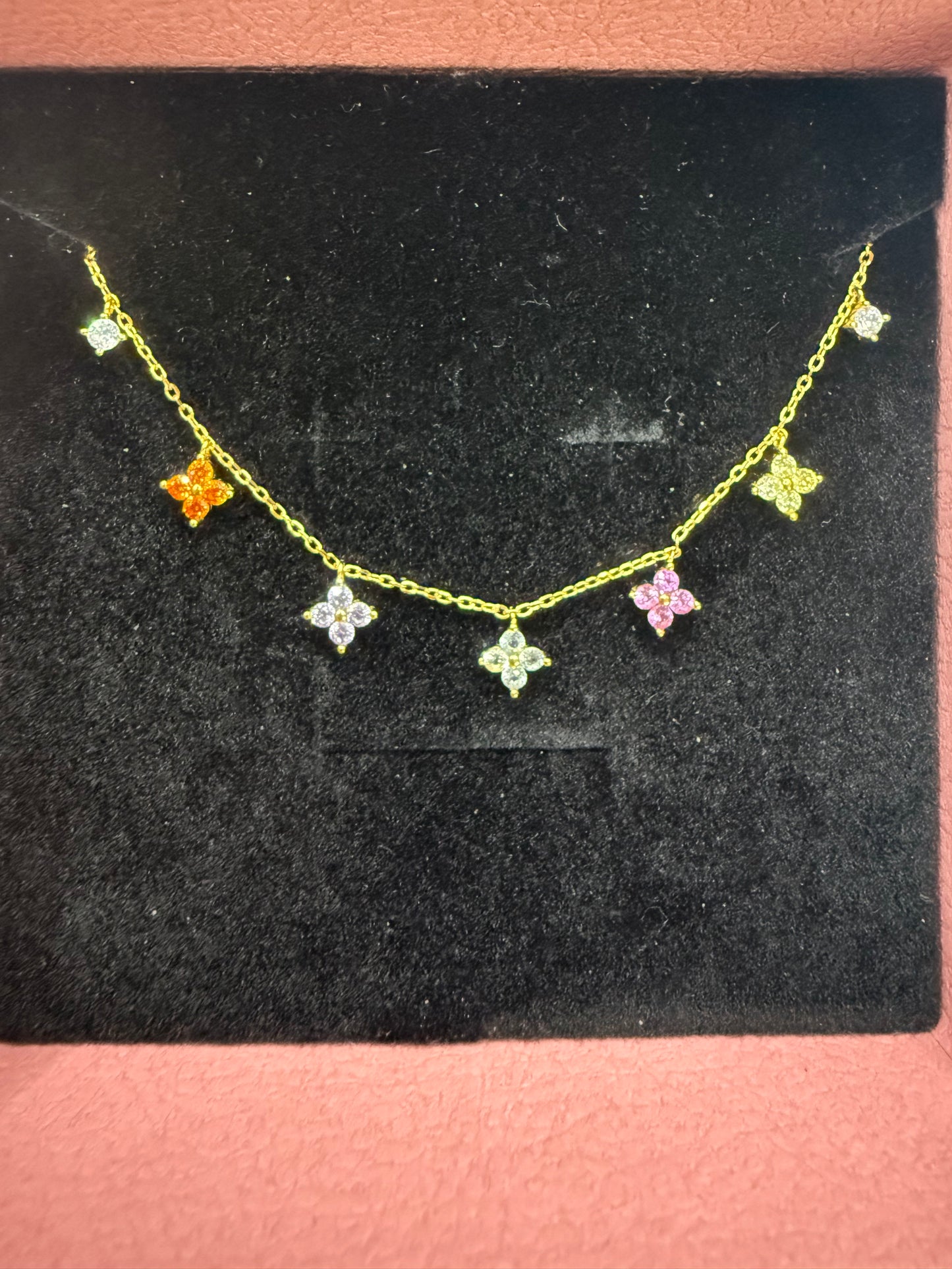 Elowen Rainbow Clover Bracelet
