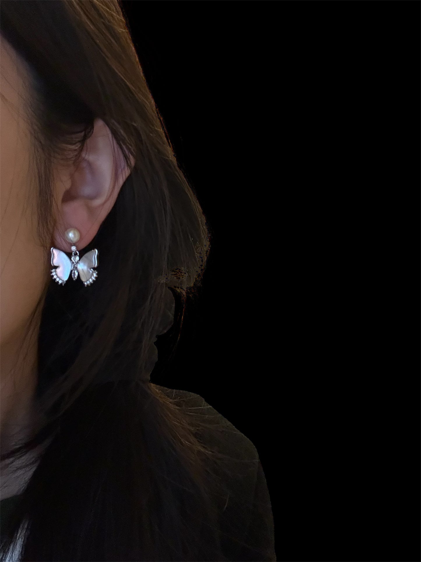 Boucles d'oreilles papillon Elara
