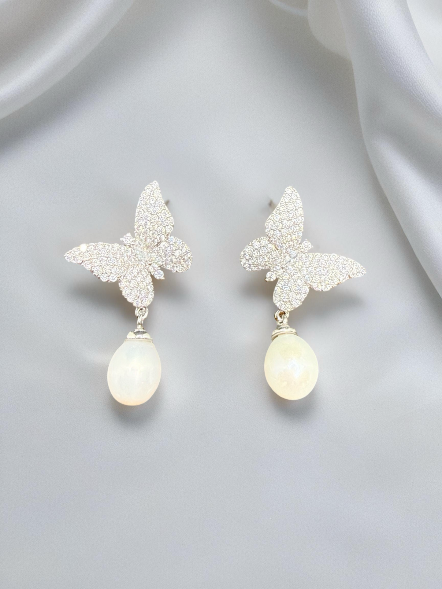 Boucles d'oreilles papillon Lila