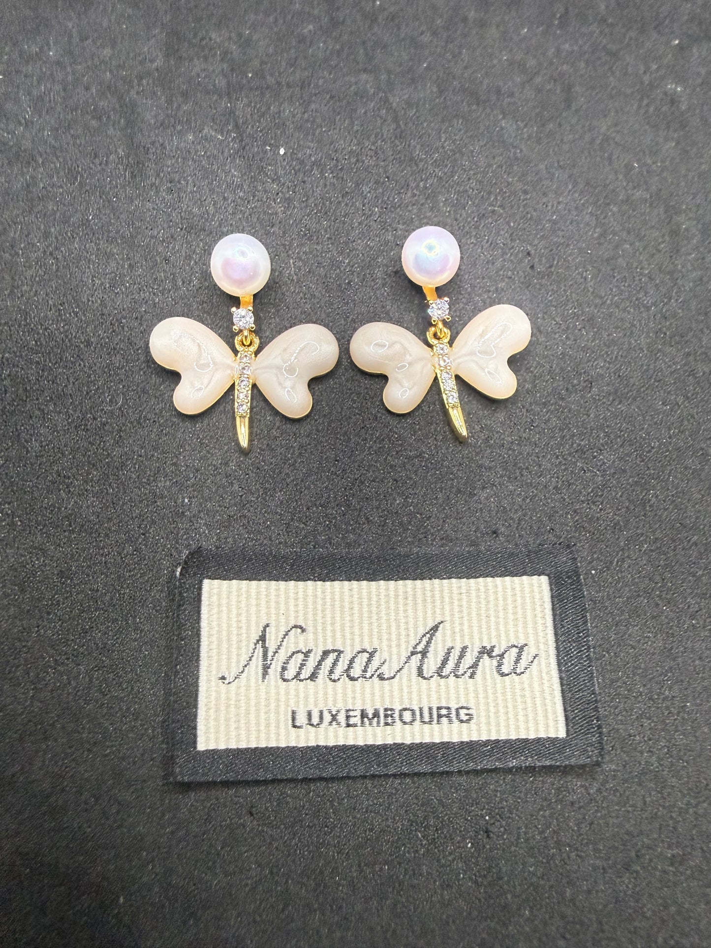 Boucles d'oreilles Libellule Lumière