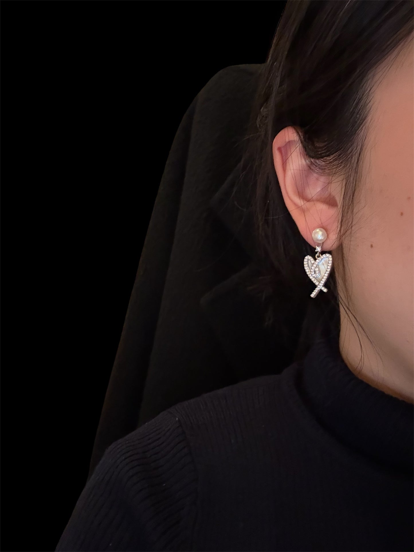 Boucles d'oreilles Cœur éternel
