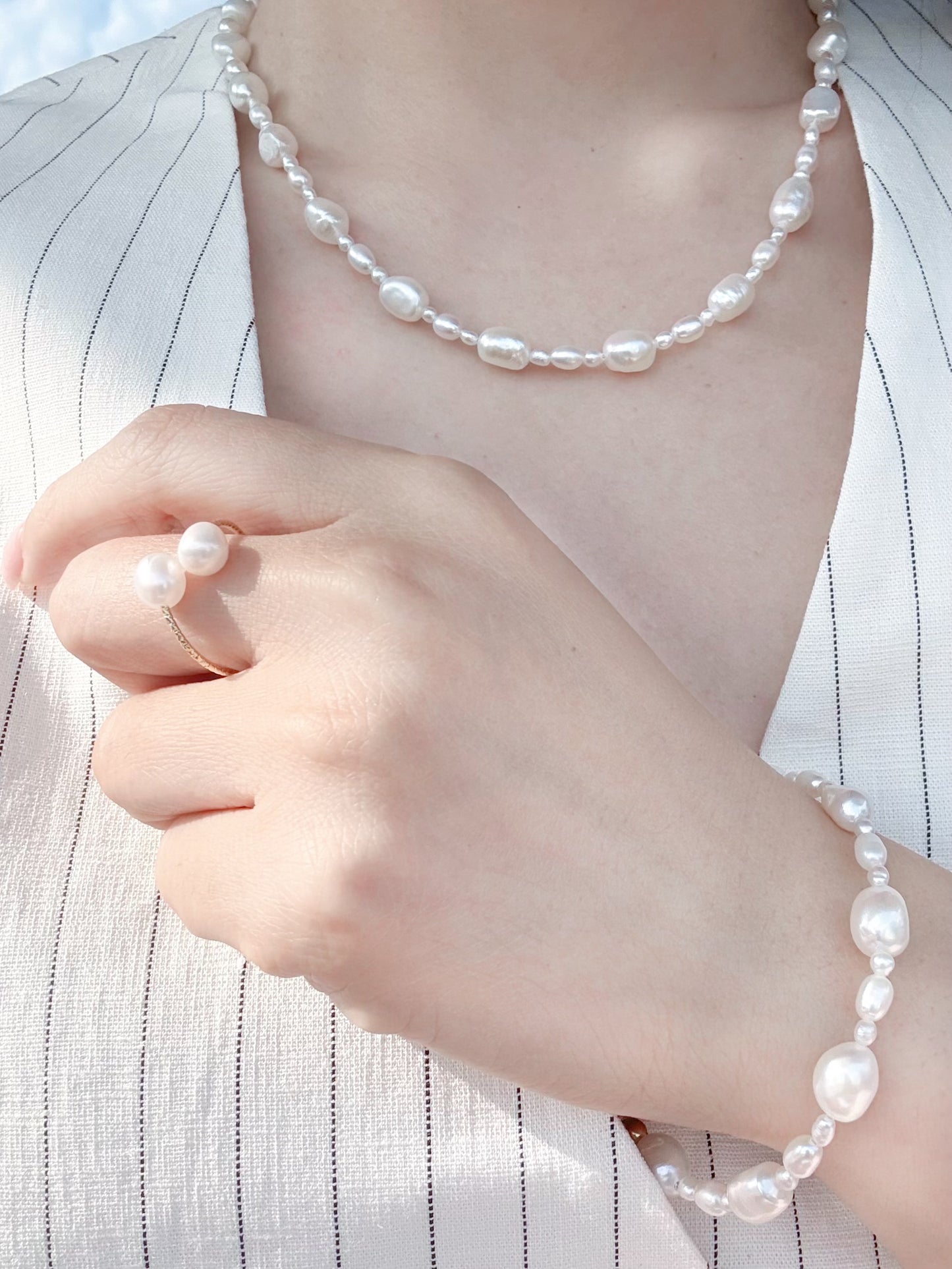 EveryDay Pearls Jewelry Set