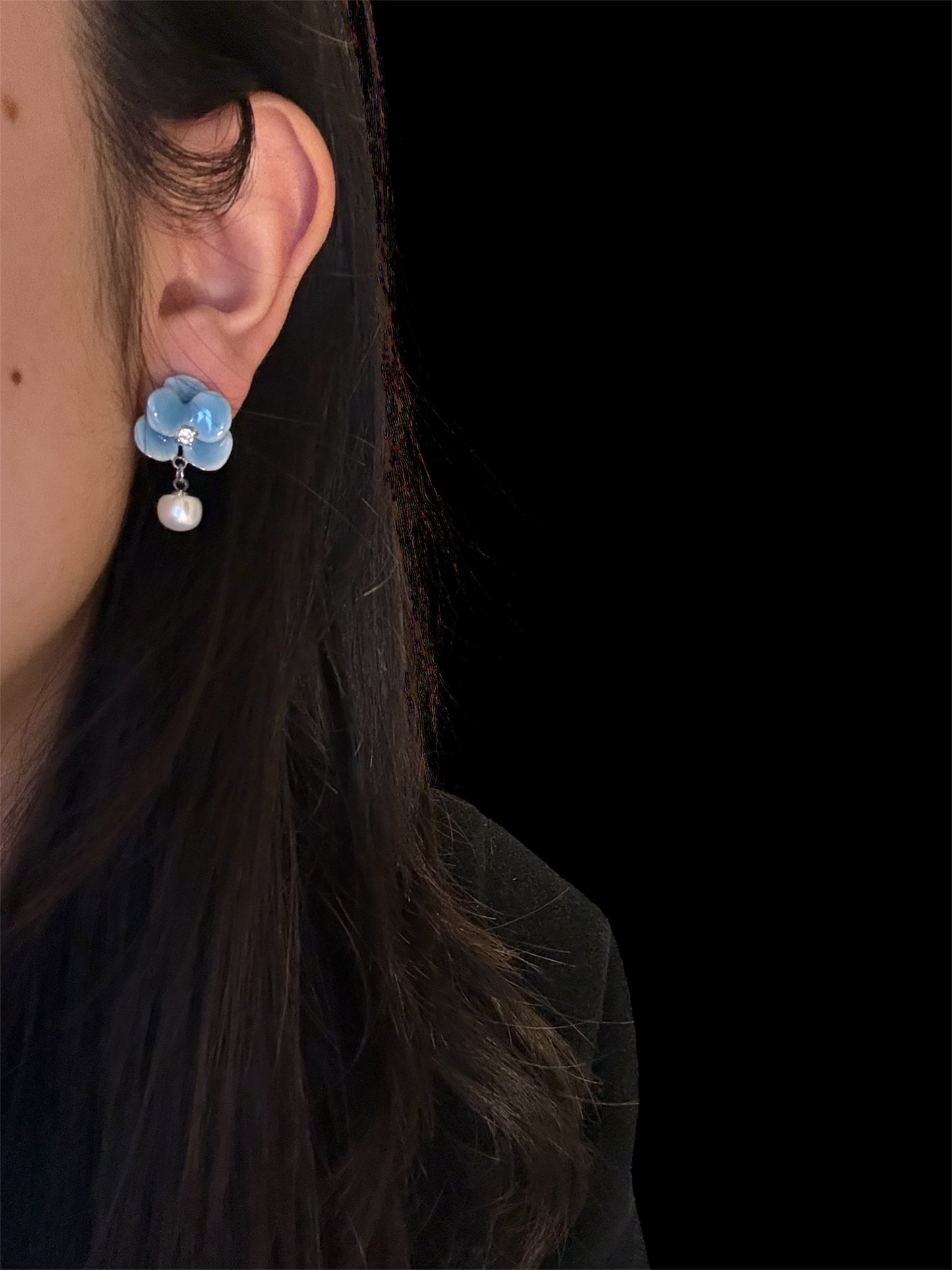 Boucles d'oreilles Ciel Lila