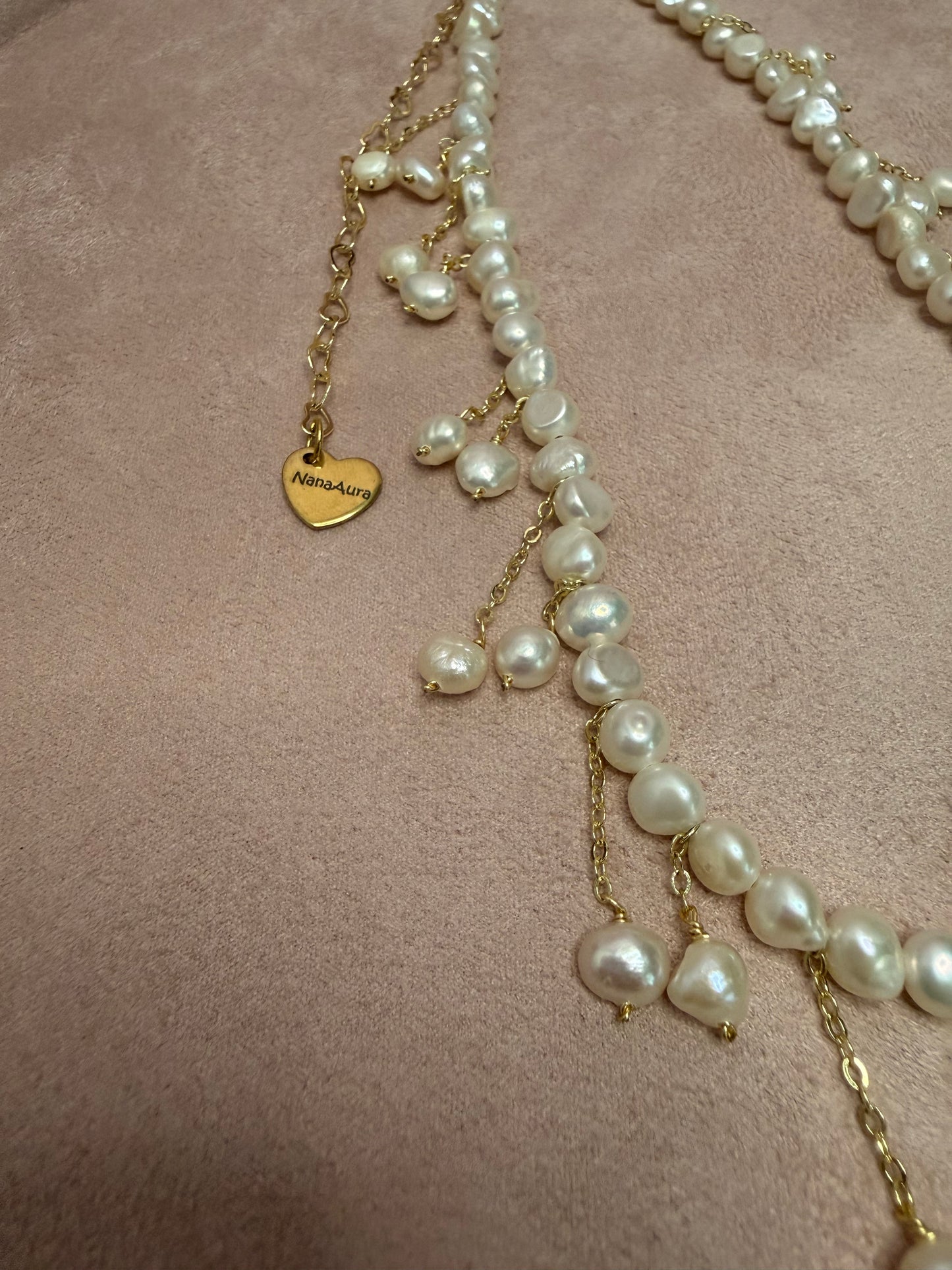 Seraphina Pearl Drop Necklace