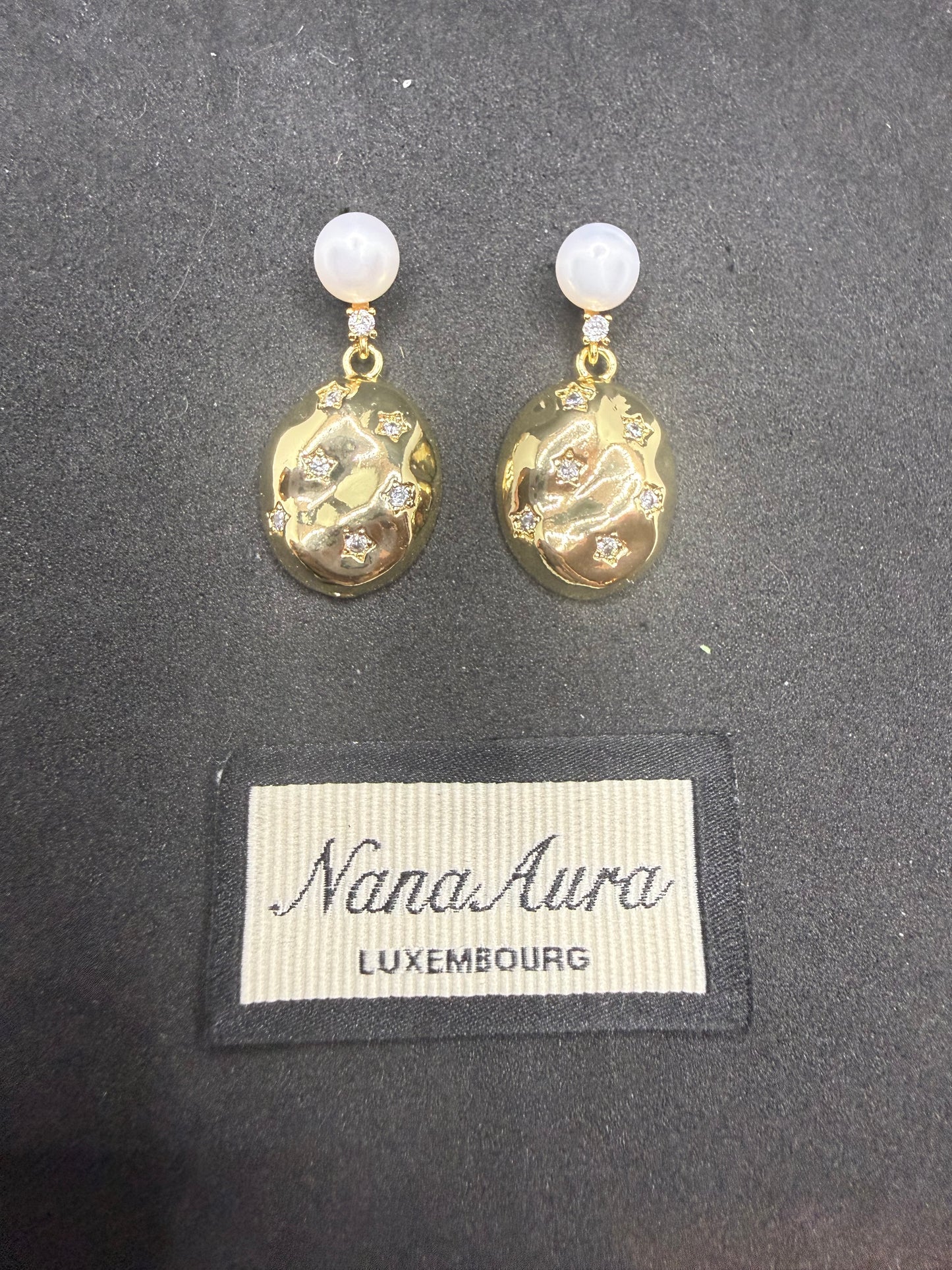 Boucles d'oreilles Galets Étoilés