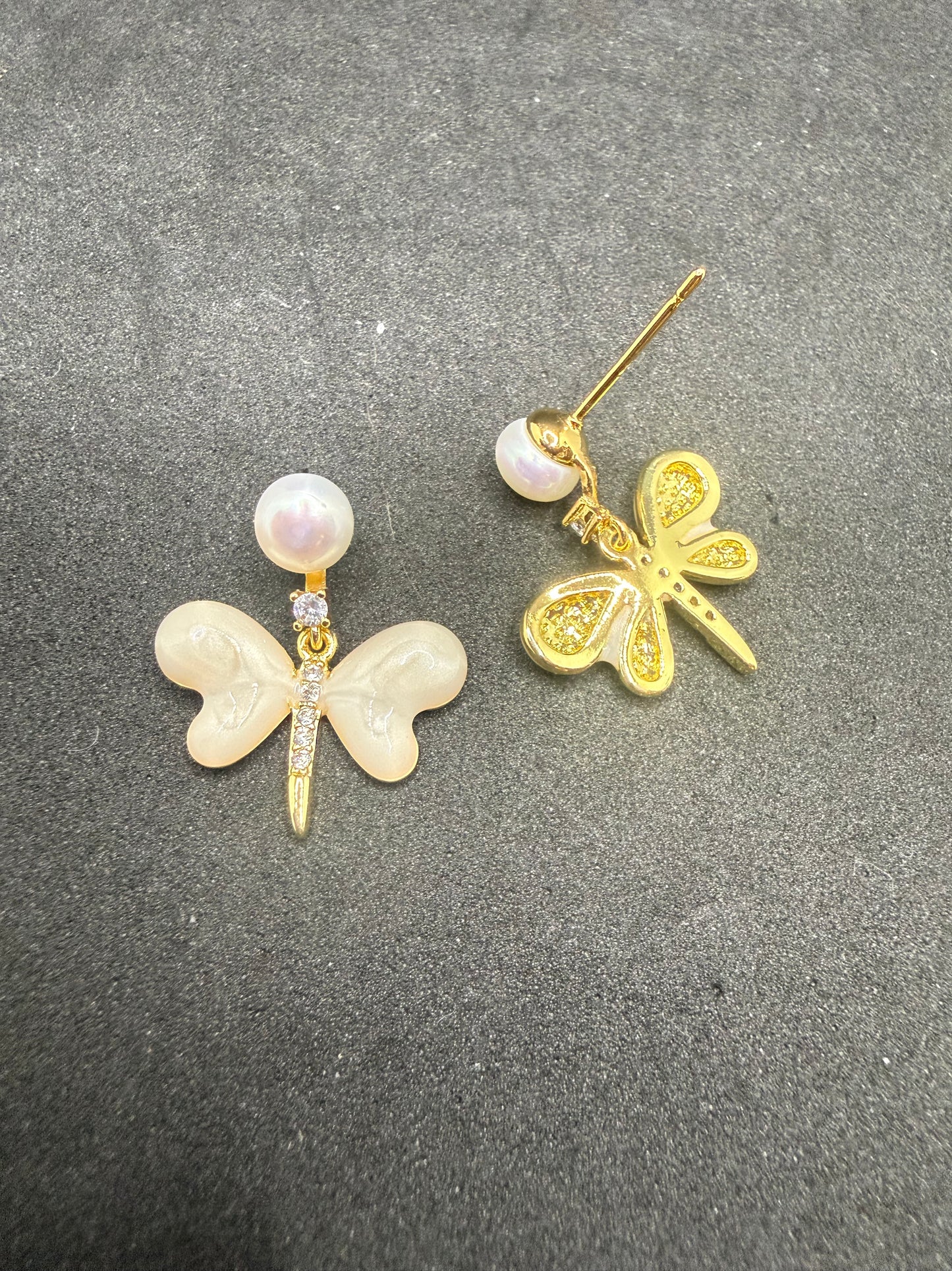 Boucles d'oreilles Libellule Lumière