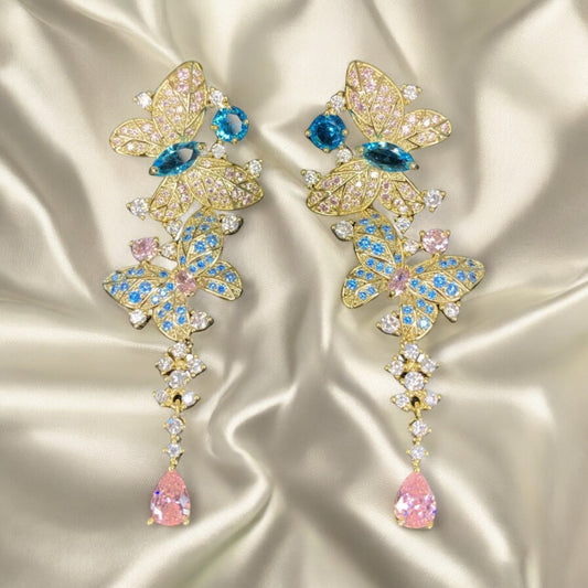 Enchanted Butterfly Garden Earring