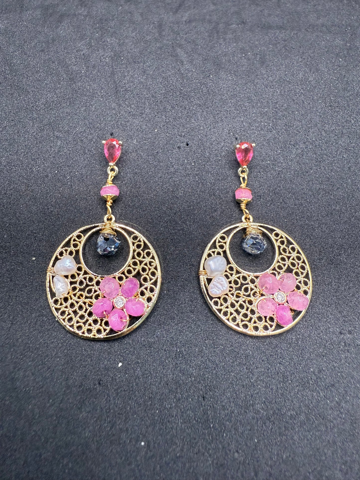 Petal Moon Earrings