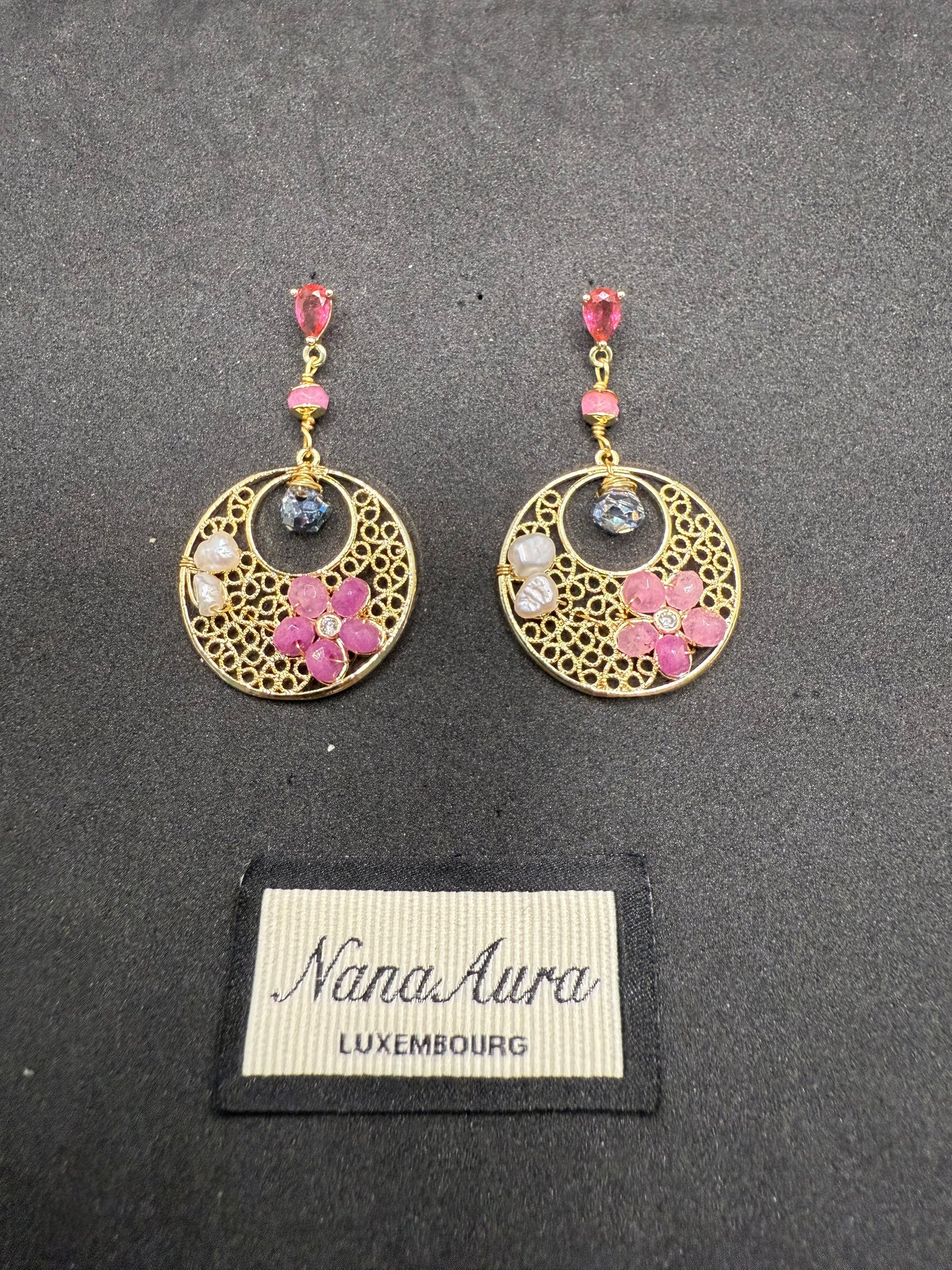 Petal Moon Earrings