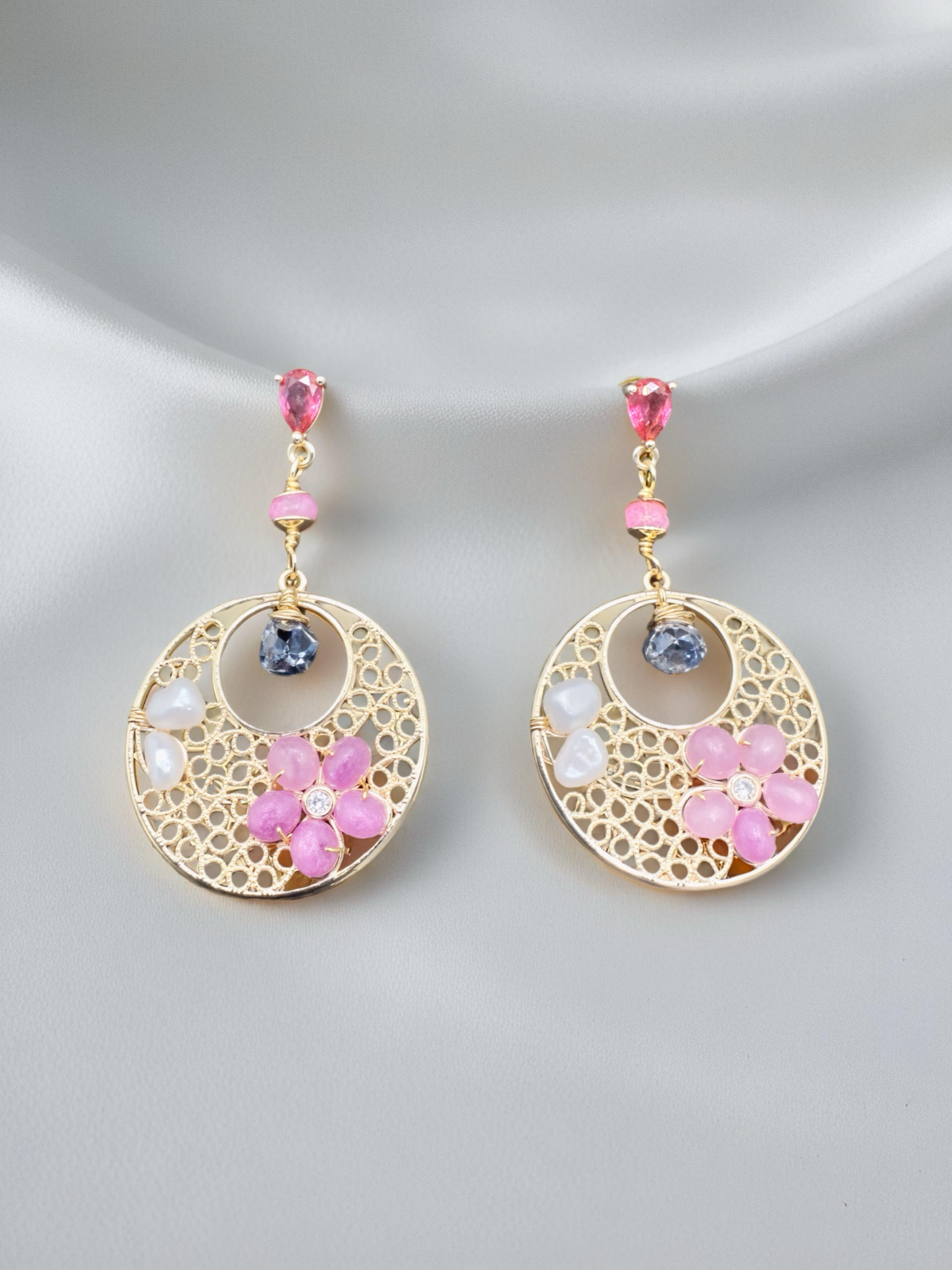 Petal Moon Earrings